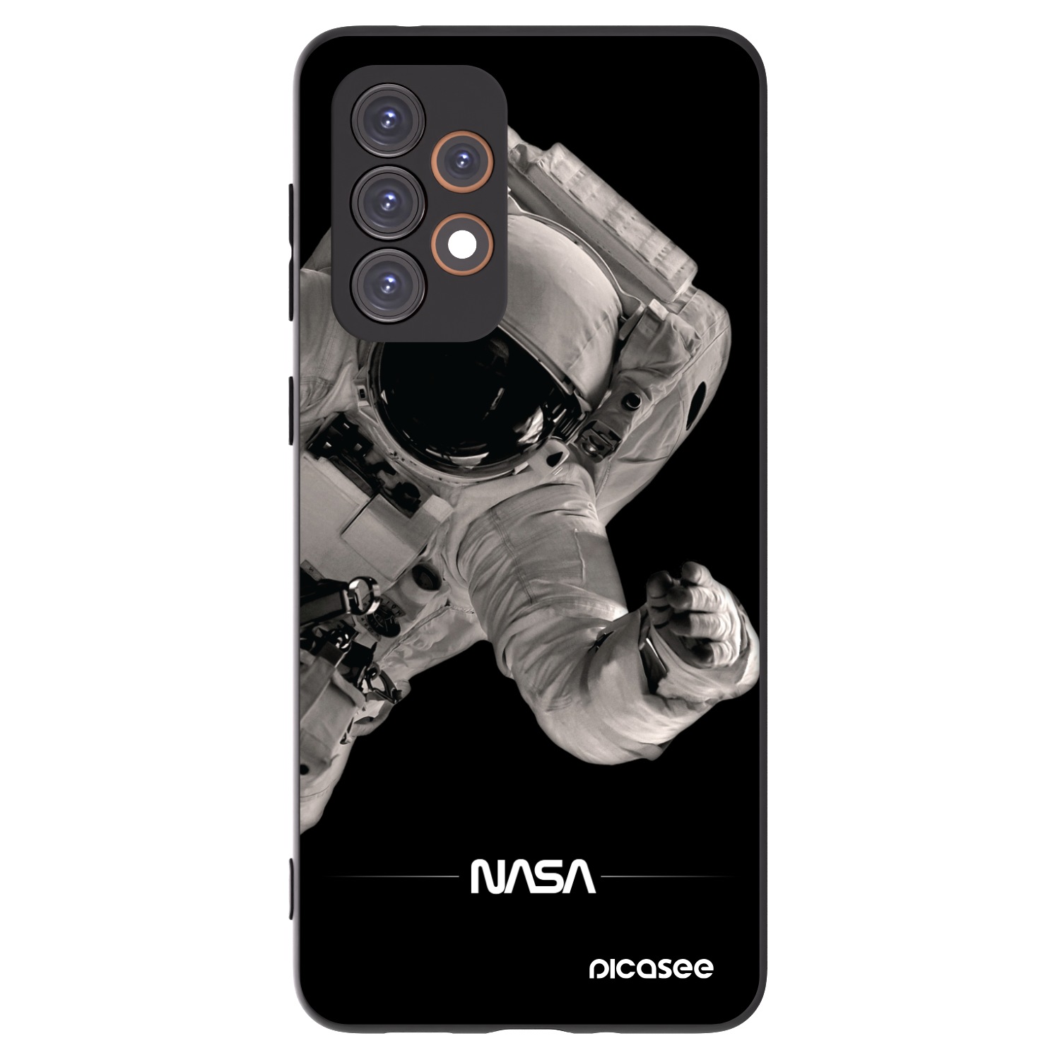 Picasee silikónový čierny obal pre Samsung Galaxy A33 5G A336 - Astronaut Big