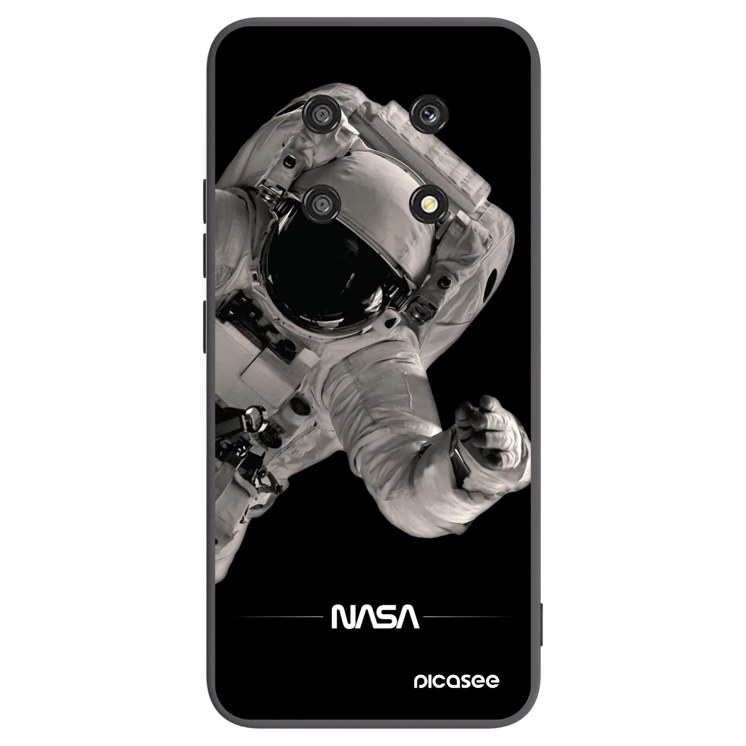 Picasee silikónový čierny obal pre Honor Magic4 Lite 5G - Astronaut Big