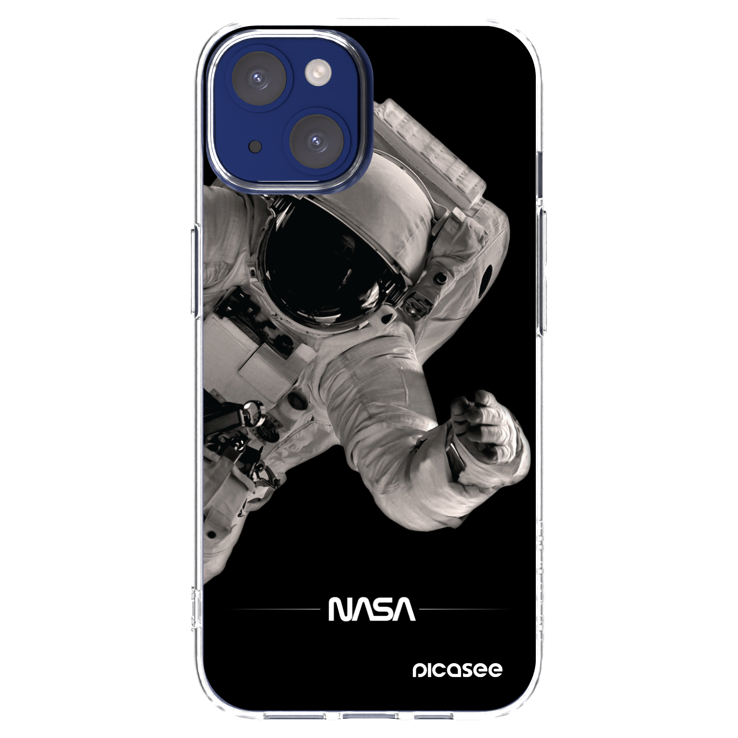 Silikónový prehľadný obal pre Apple iPhone 14 - Astronaut Big