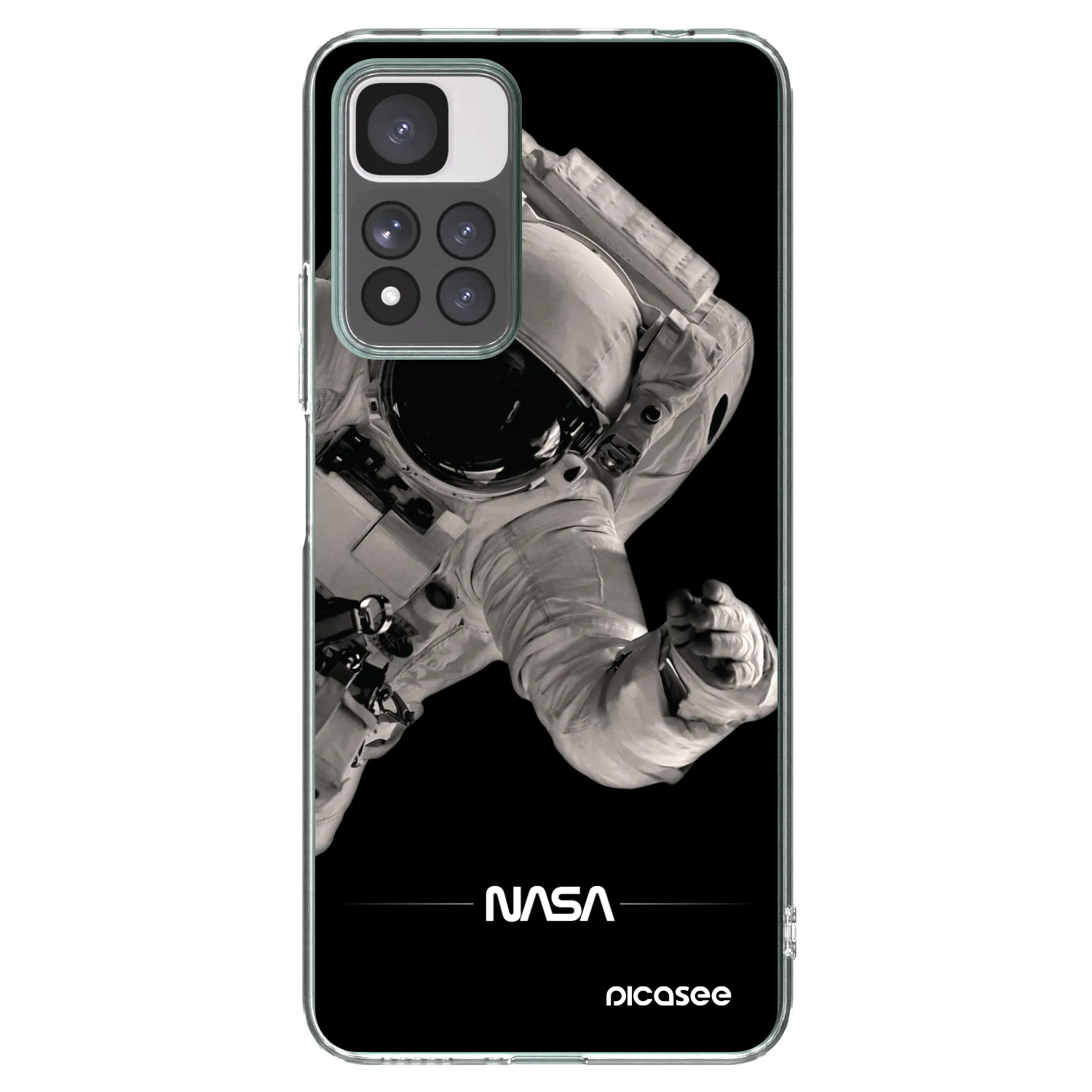 Picasee silikónový prehľadný obal pre Xiaomi Redmi Note 11 Pro+ 5G - Astronaut Big