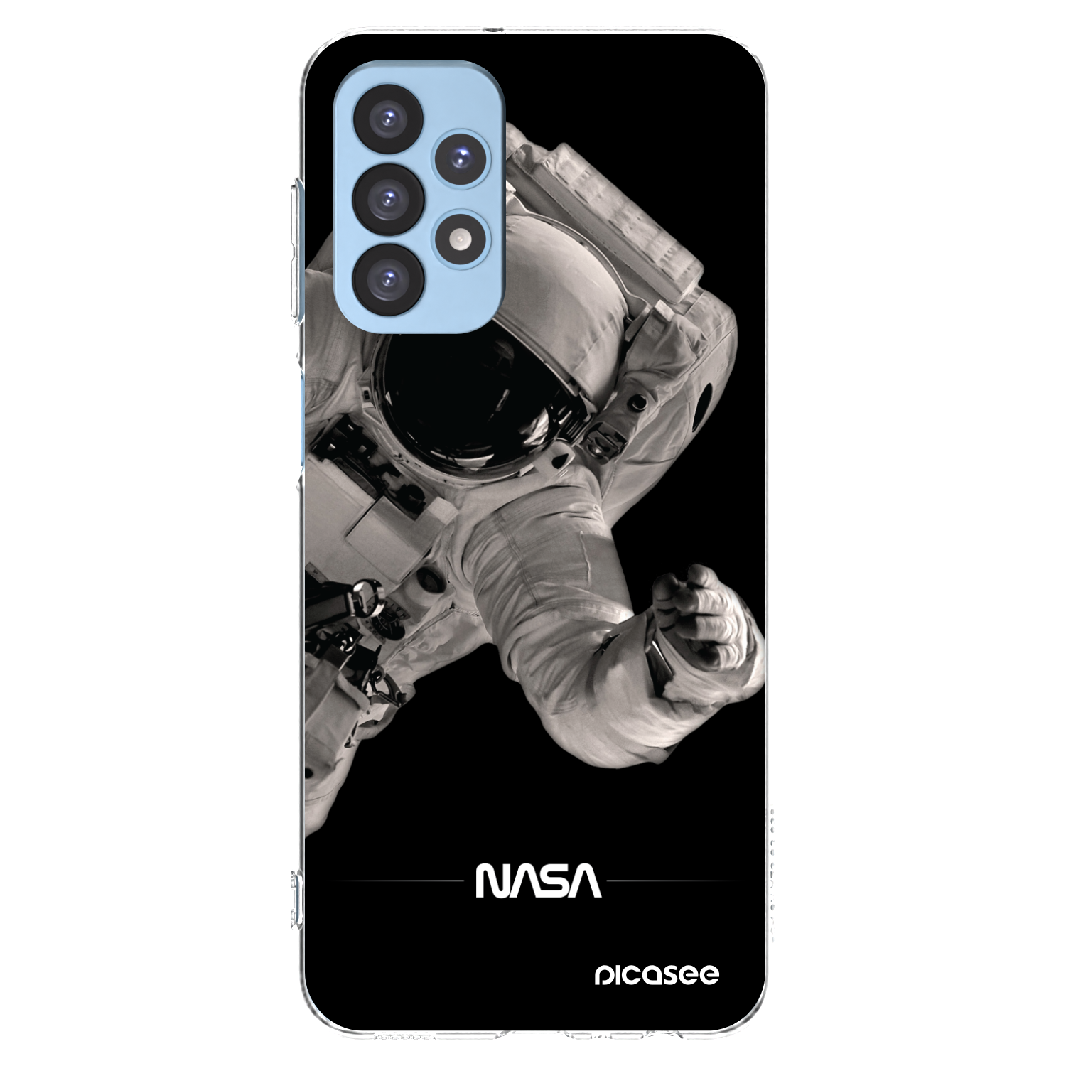 Picasee silikónový prehľadný obal pre Samsung Galaxy A23 A235F 4G - Astronaut Big