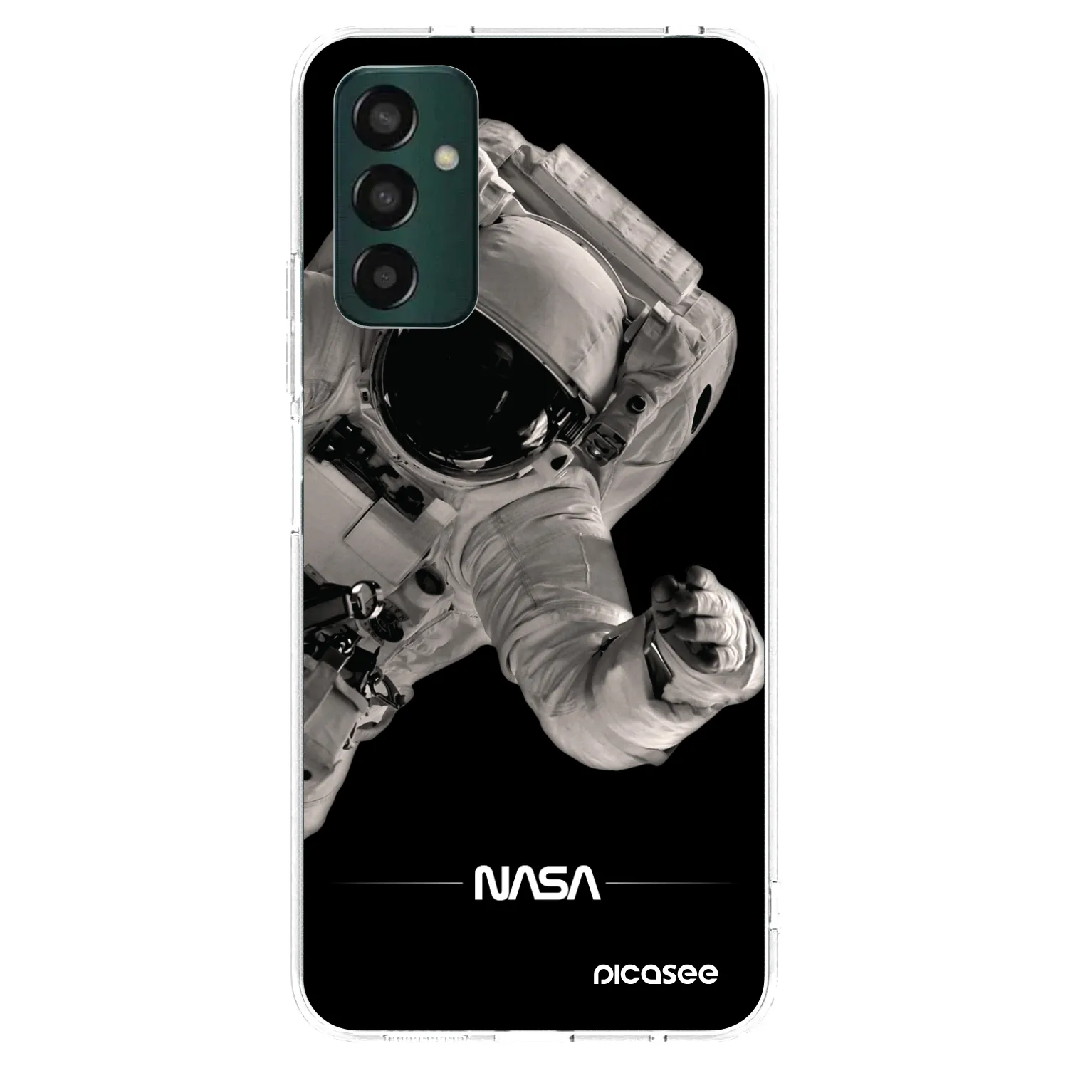 Picasee silikónový prehľadný obal pre Samsung Galaxy M23 5G - Astronaut Big