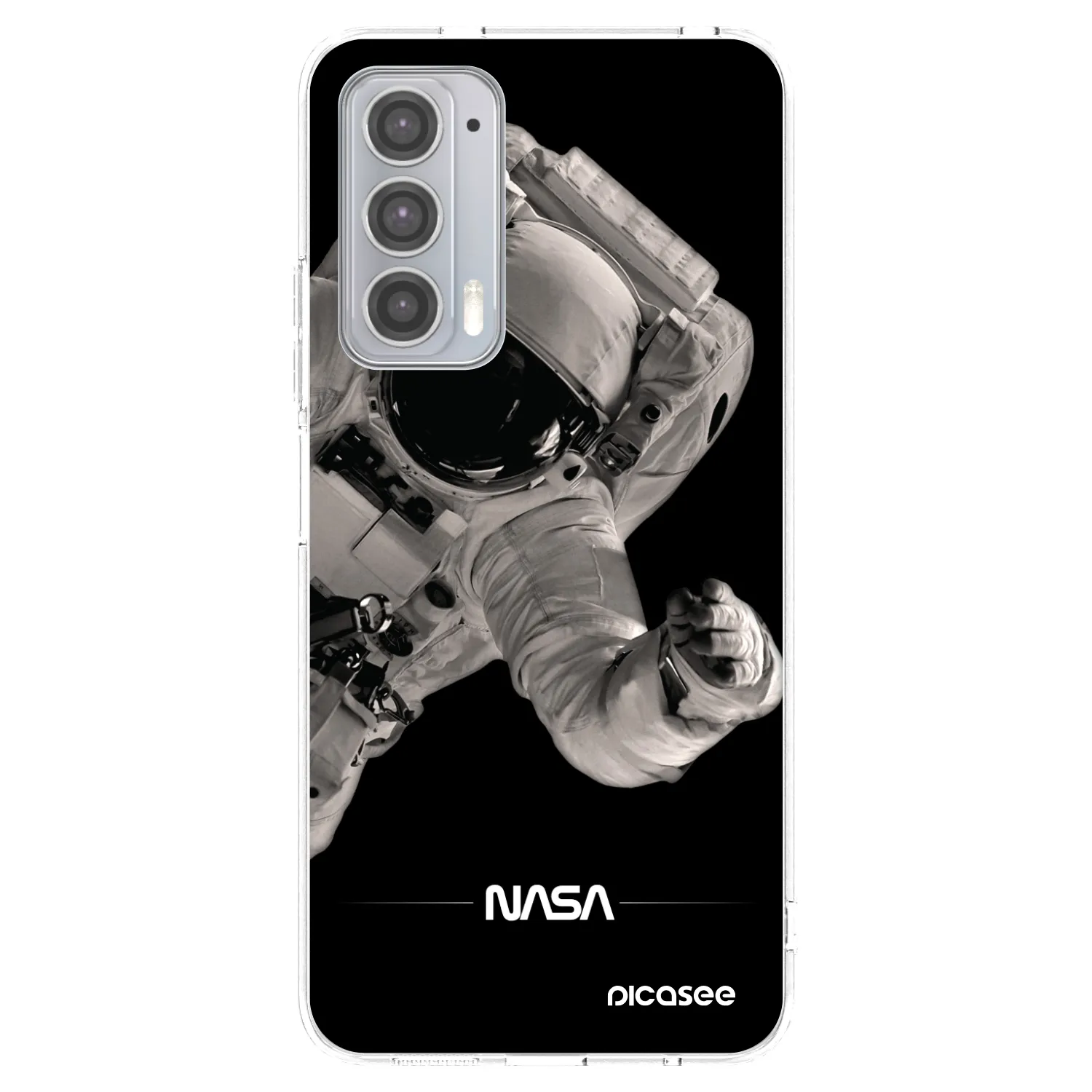 Picasee silikónový prehľadný obal pre Motorola Edge 20 - Astronaut Big