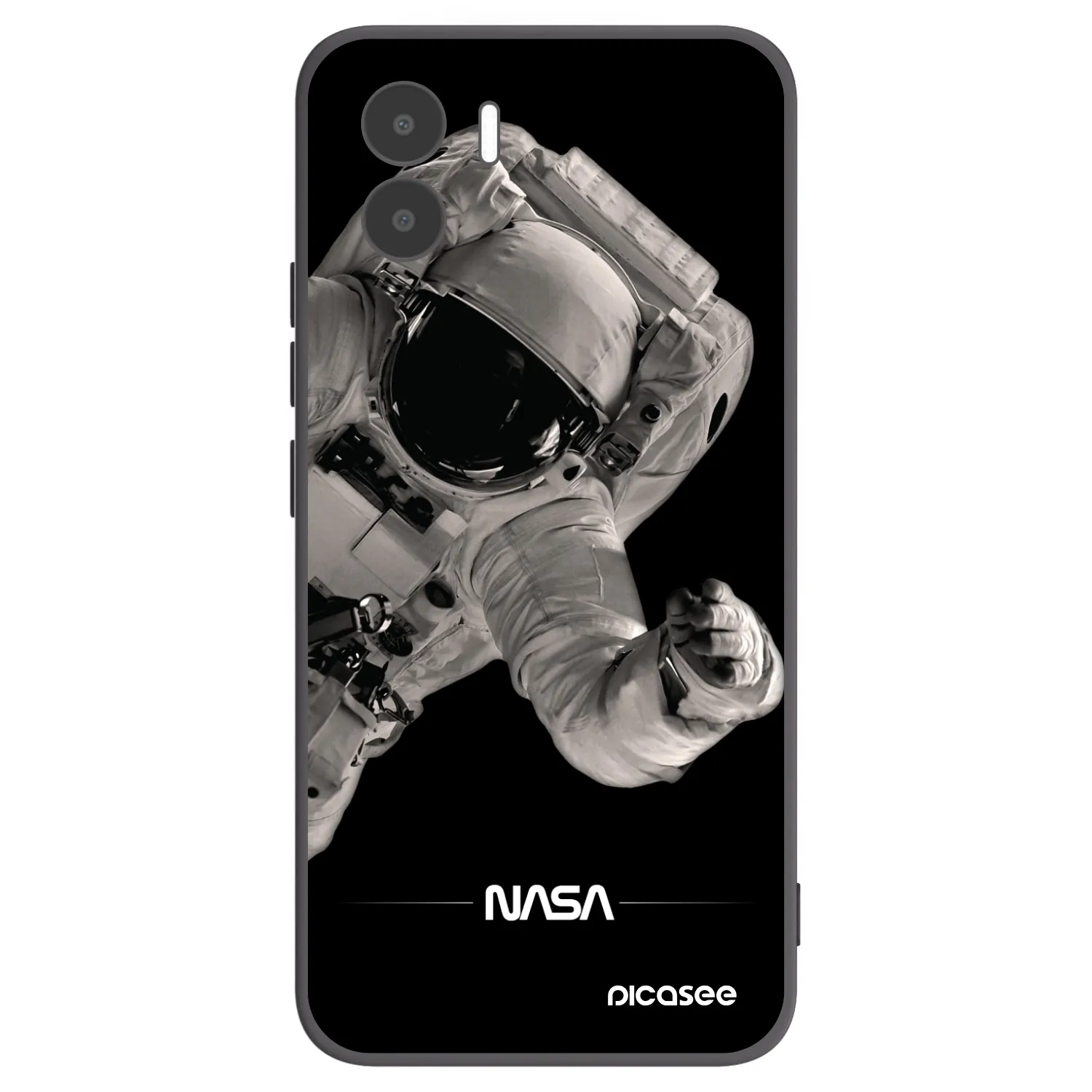 Picasee silikónový čierny obal pre Xiaomi Redmi A1 - Astronaut Big
