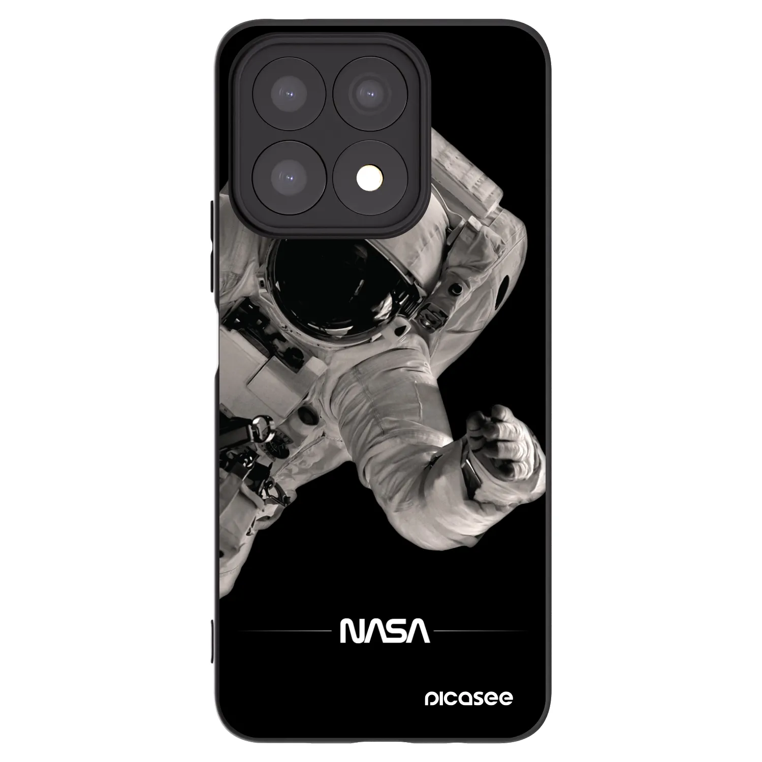 Picasee silikónový čierny obal pre Honor X8a - Astronaut Big