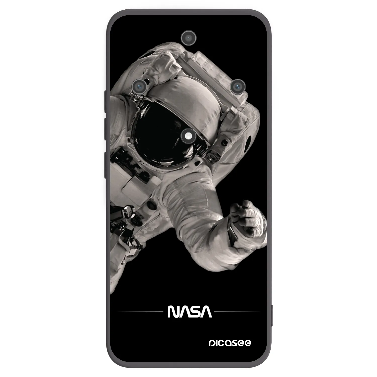 Picasee silikónový čierny obal pre Honor Magic5 Lite 5G - Astronaut Big