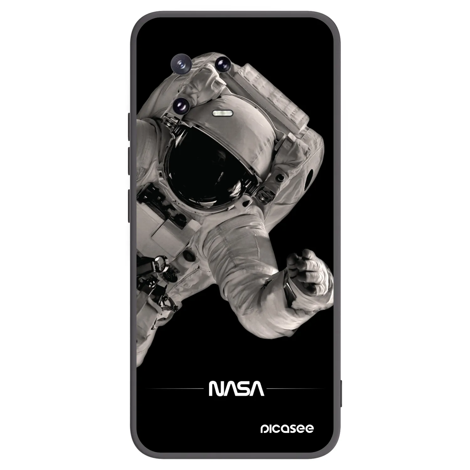 Picasee silikónový čierny obal pre Xiaomi 13 Pro - Astronaut Big