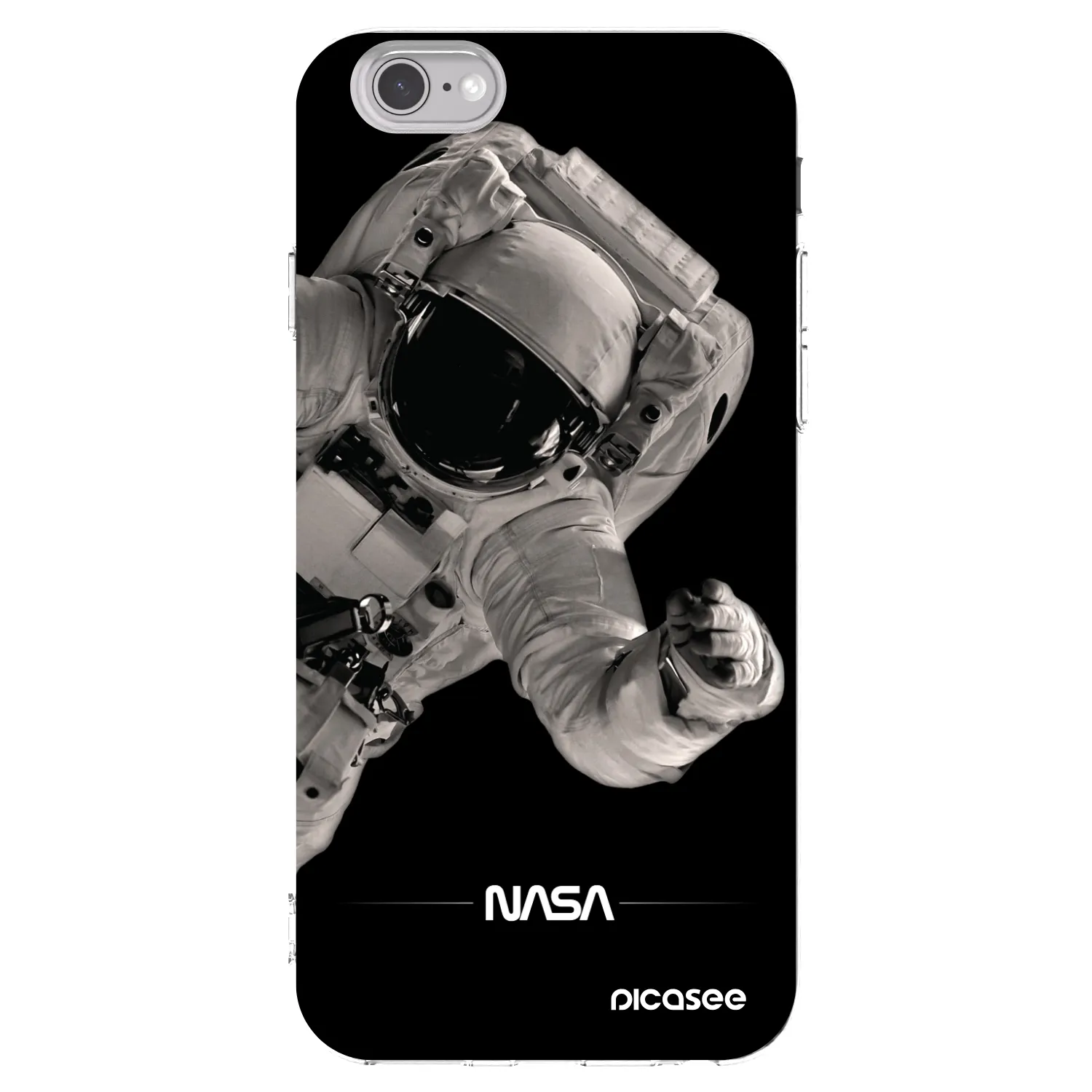 Picasee silikónový prehľadný obal pre Apple iPhone 6/6S - Astronaut Big