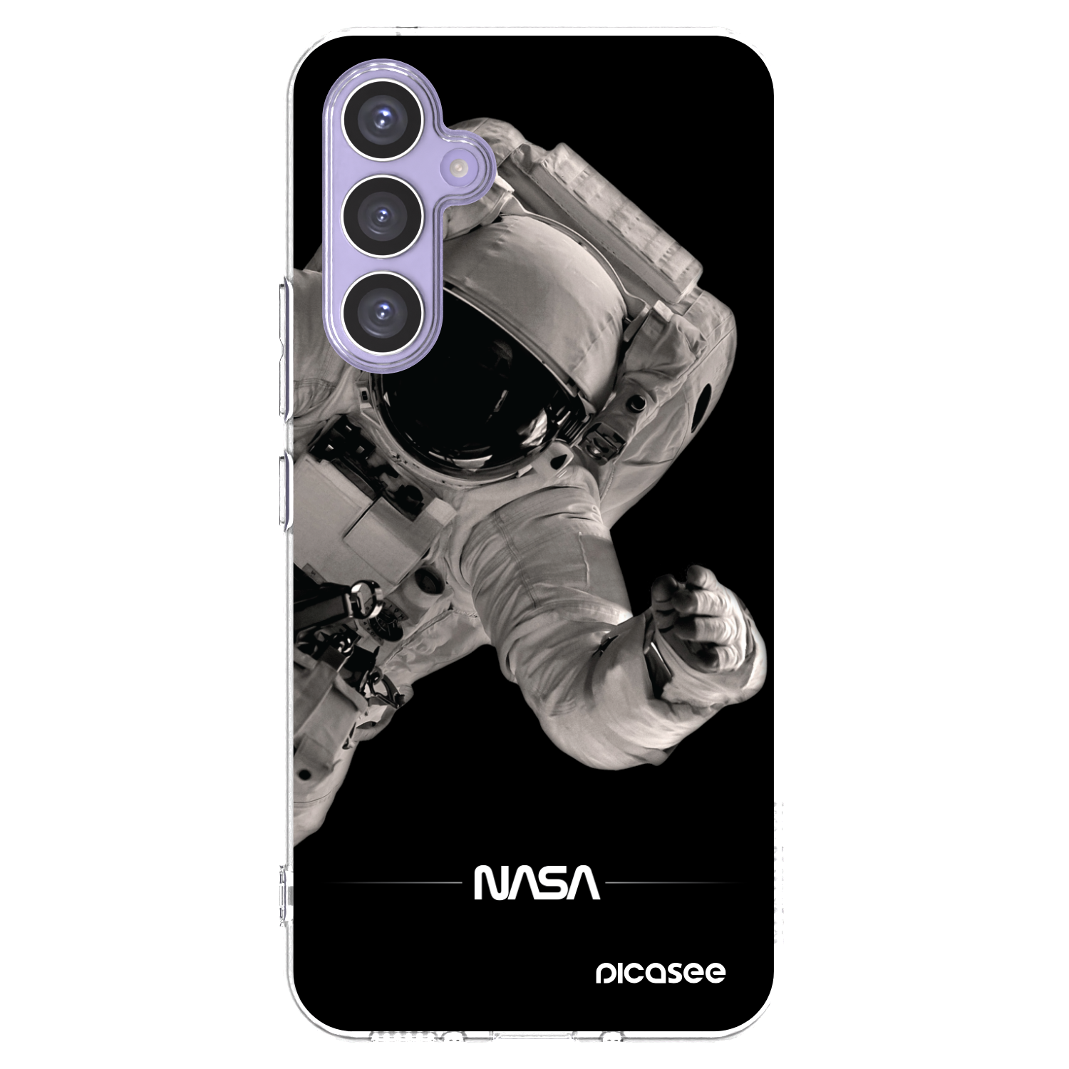 Picasee silikónový prehľadný obal pre Samsung Galaxy A54 5G A546B - Astronaut Big