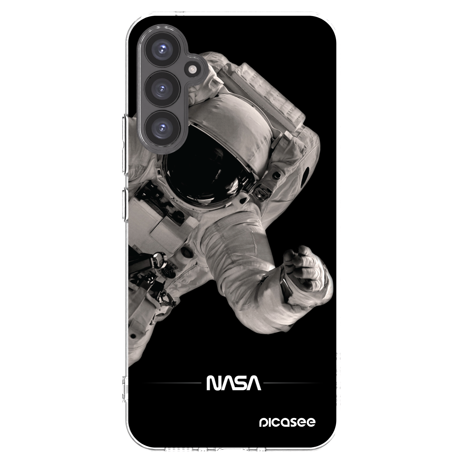 Picasee silikónový prehľadný obal pre Samsung Galaxy A34 5G A346B - Astronaut Big