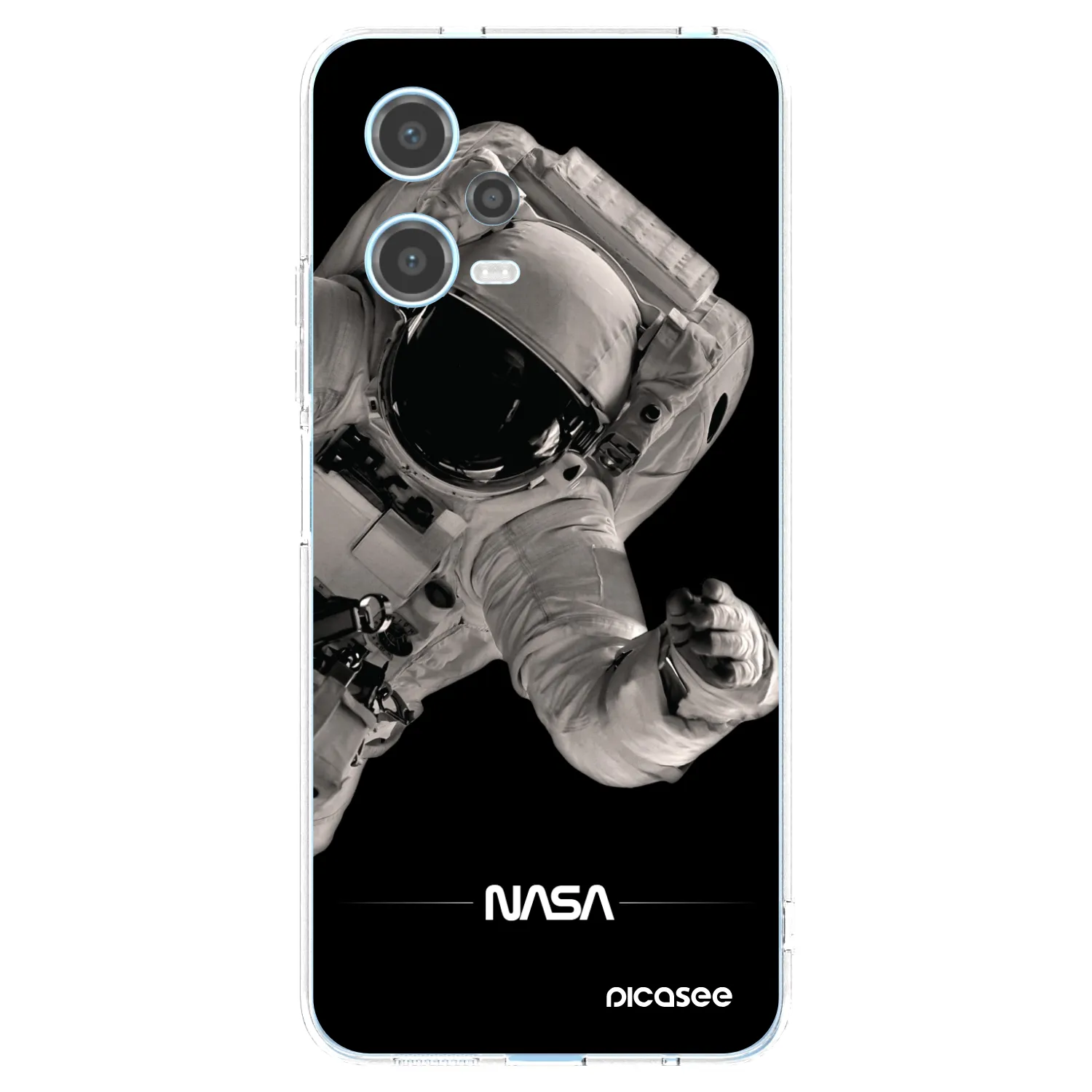 Silikónový prehľadný obal pre Xiaomi Redmi Note 12 5G - Astronaut Big