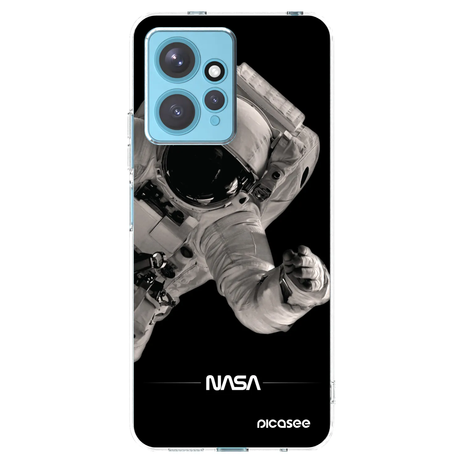 Picasee silikónový prehľadný obal pre Xiaomi Redmi Note 12 4G - Astronaut Big