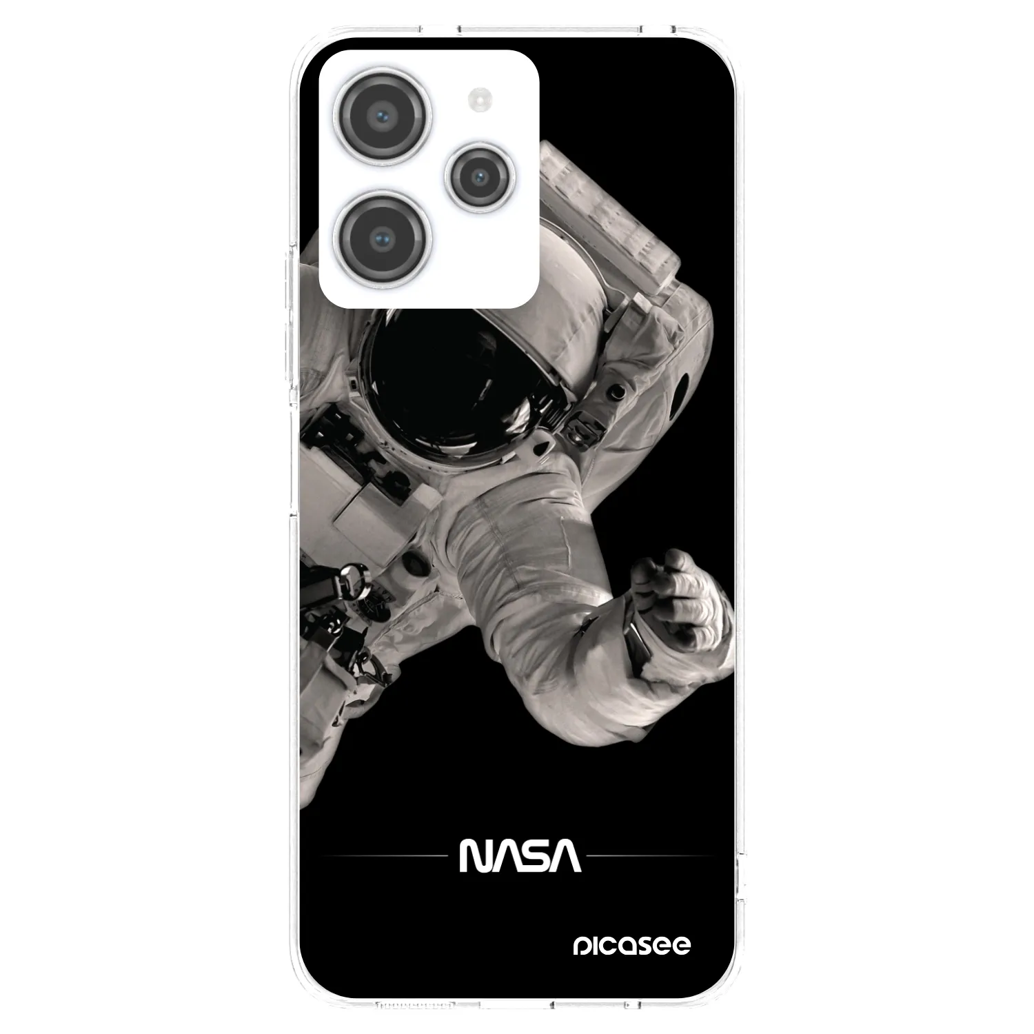 Silikónový prehľadný obal pre Xiaomi Redmi 12 4G - Astronaut Big