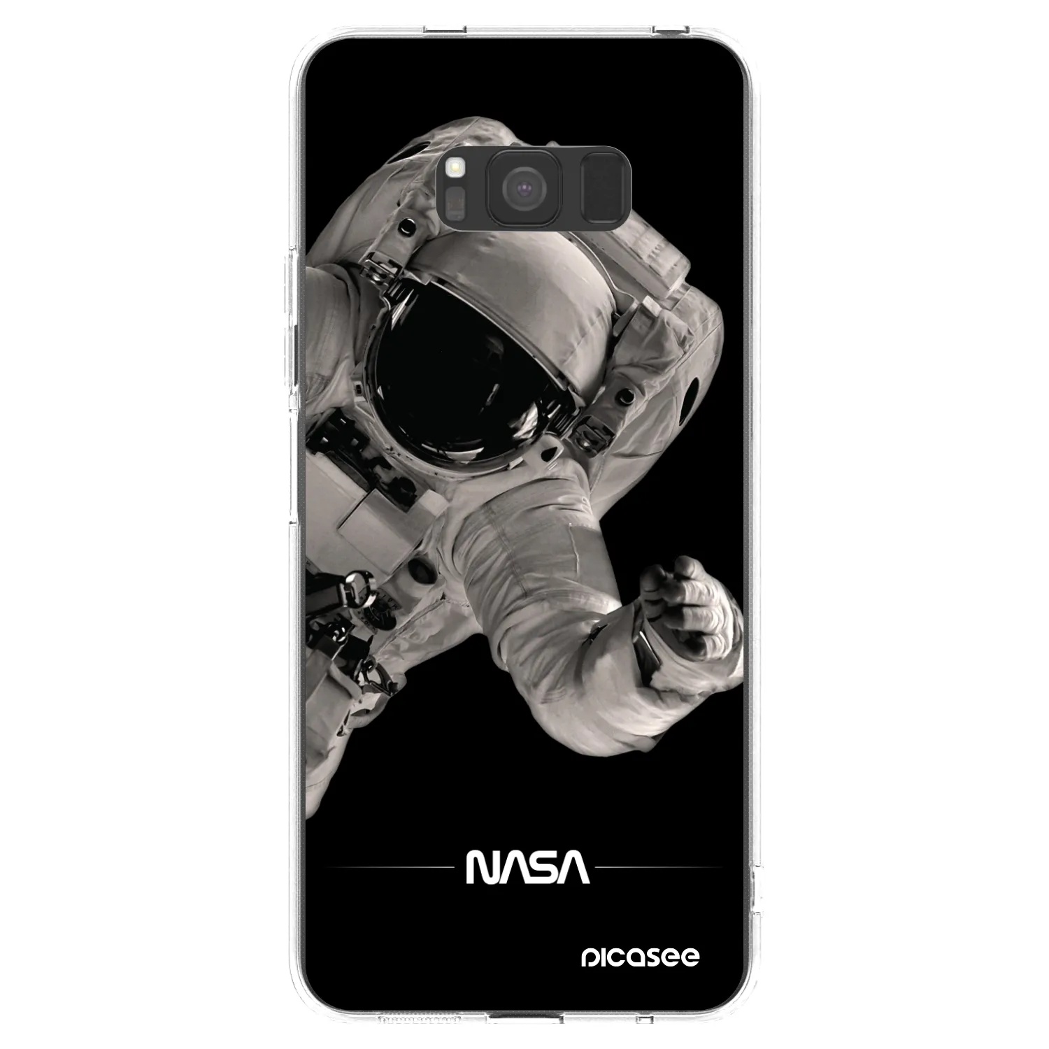 Picasee silikónový prehľadný obal pre Samsung Galaxy S8 G950F - Astronaut Big