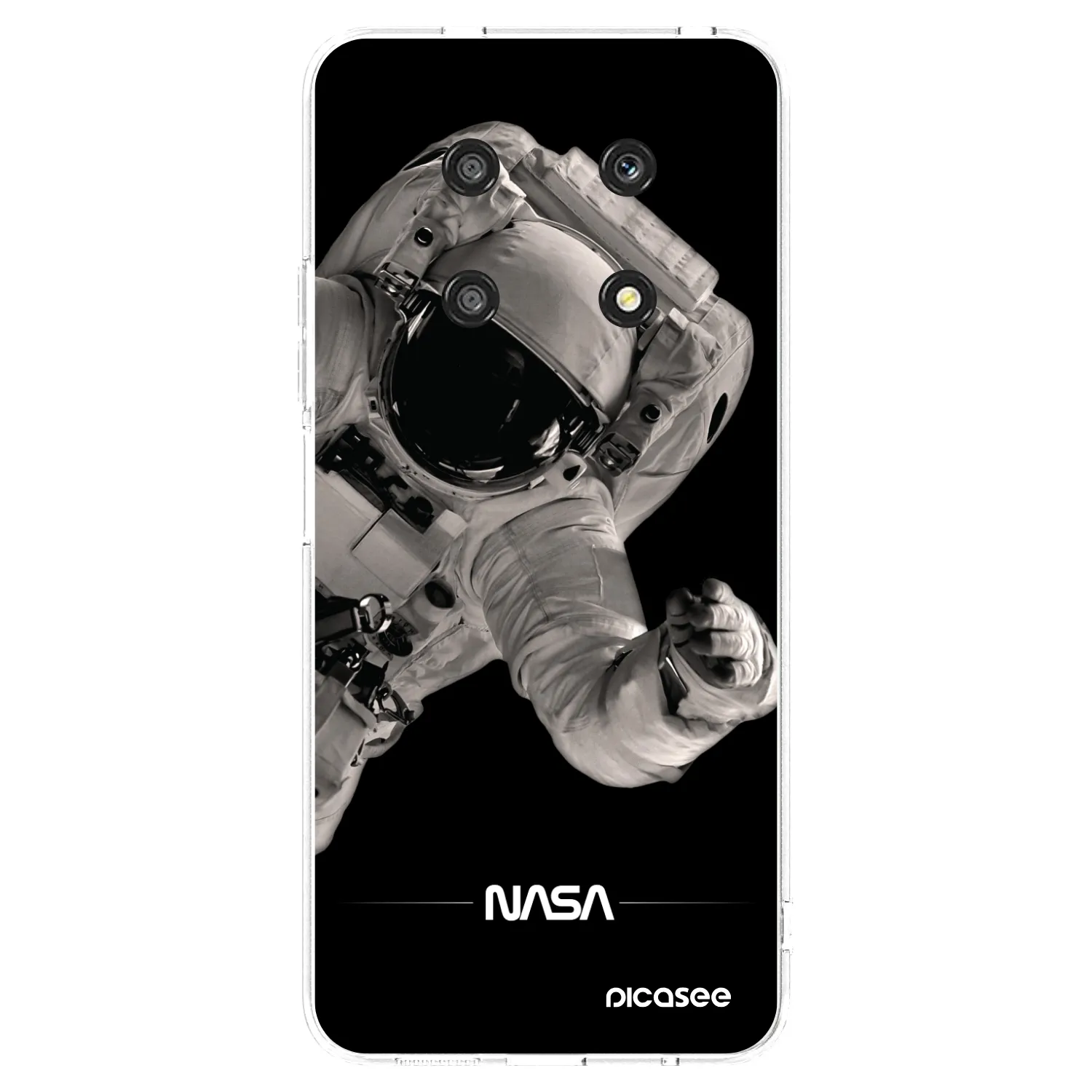Picasee silikónový prehľadný obal pre Honor Magic4 Lite 5G - Astronaut Big