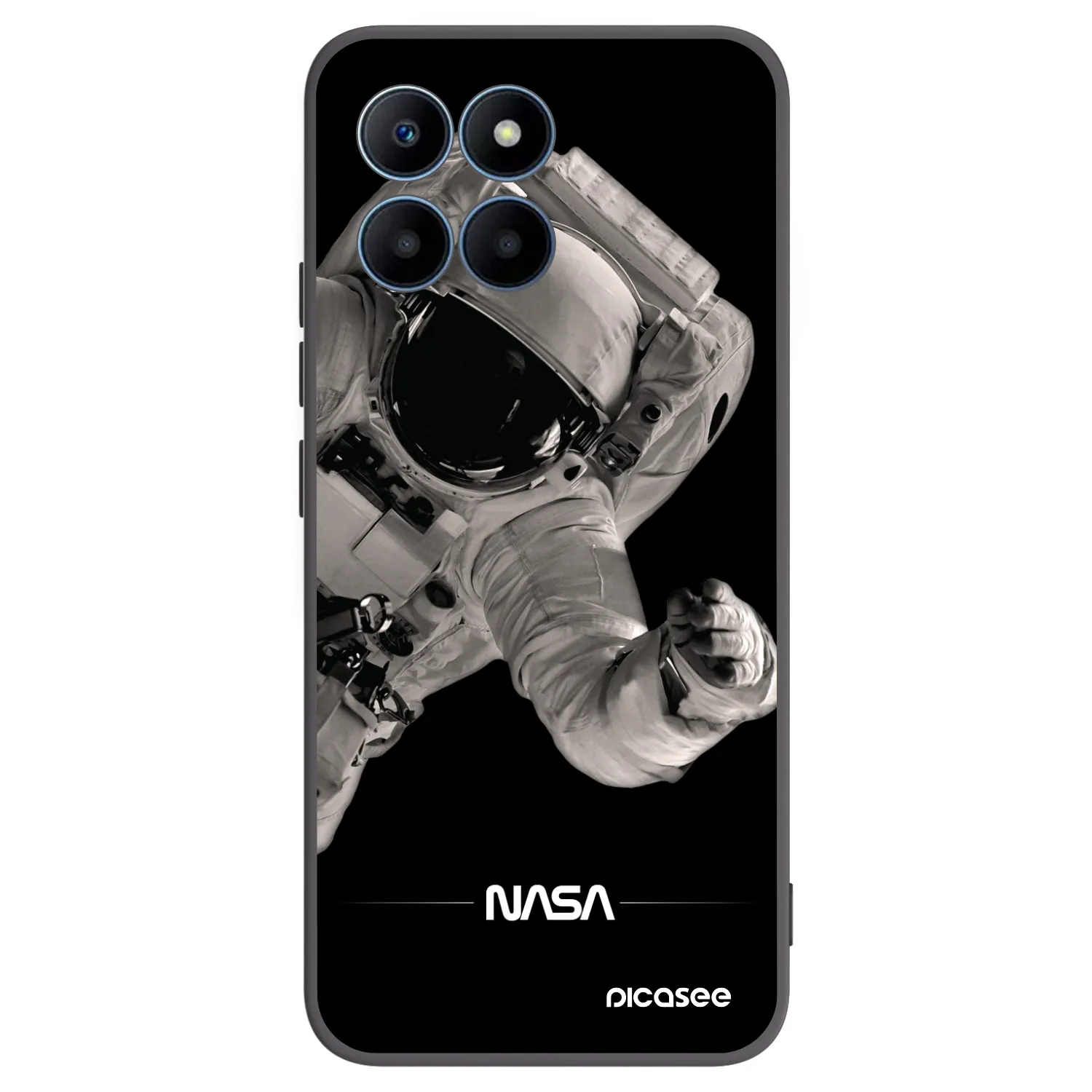Picasee silikónový čierny obal pre Honor 70 Lite - Astronaut Big