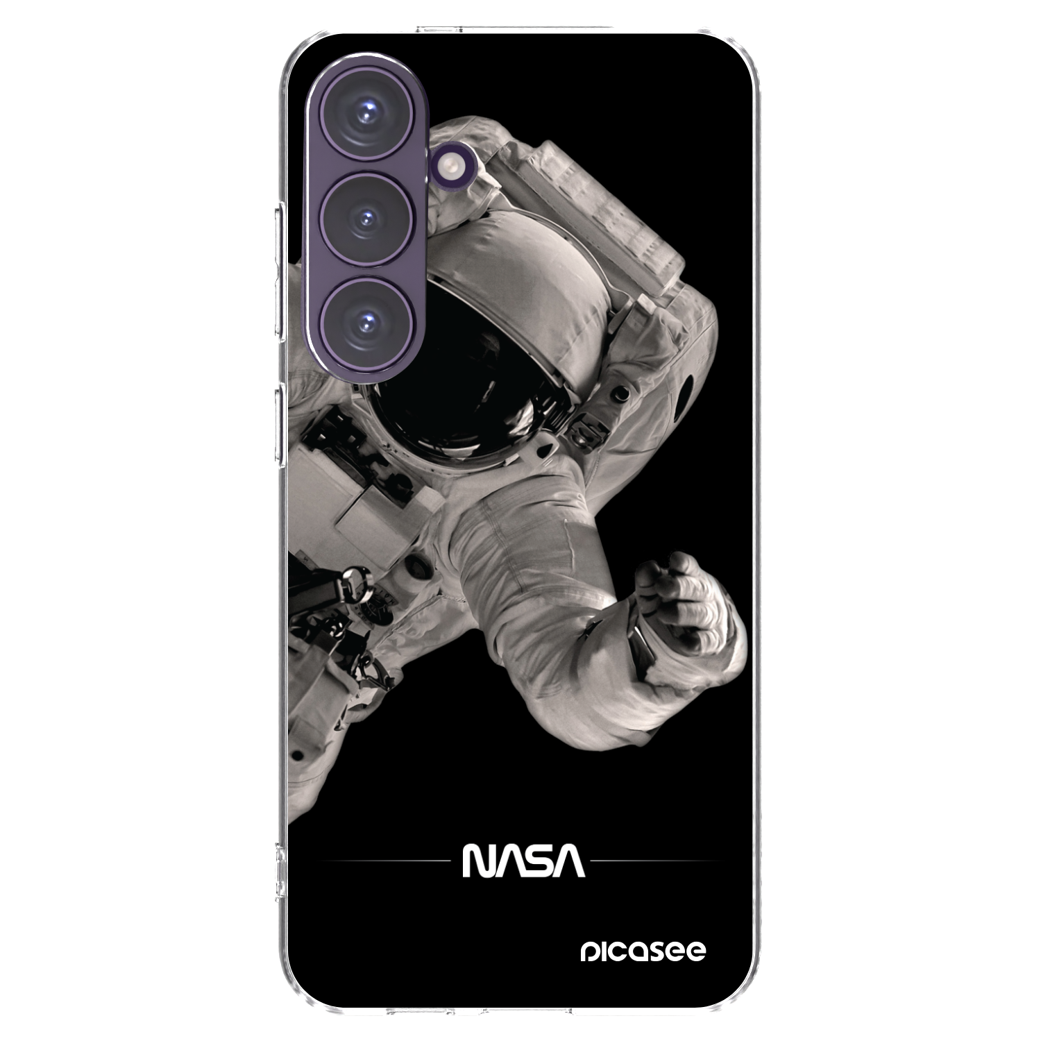 Picasee silikónový prehľadný obal pre Samsung Galaxy S24+ S926B 5G - Astronaut Big