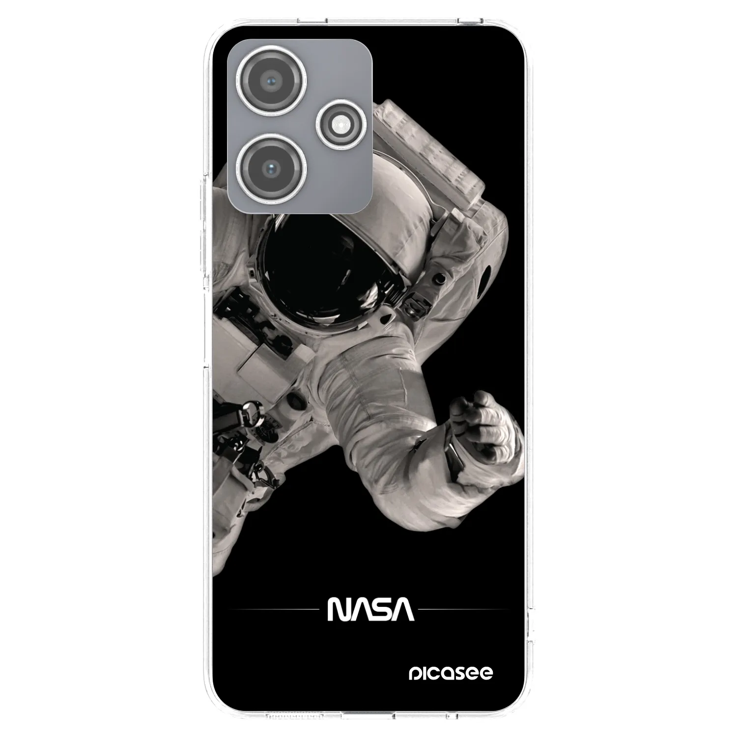 Picasee silikónový prehľadný obal pre Xiaomi Redmi 12 5G - Astronaut Big