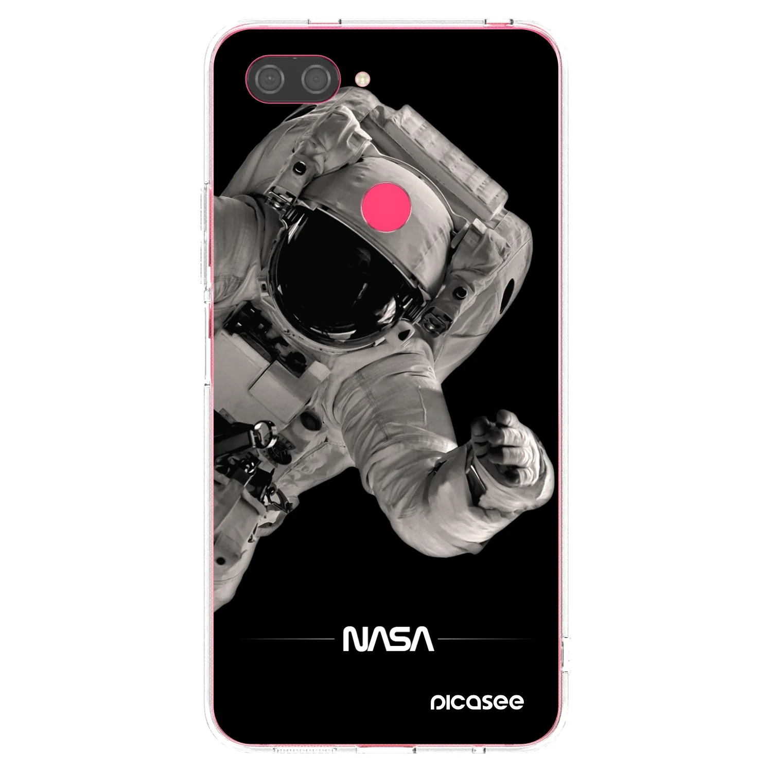 Picasee silikónový prehľadný obal pre Xiaomi Mi 8 Lite - Astronaut Big