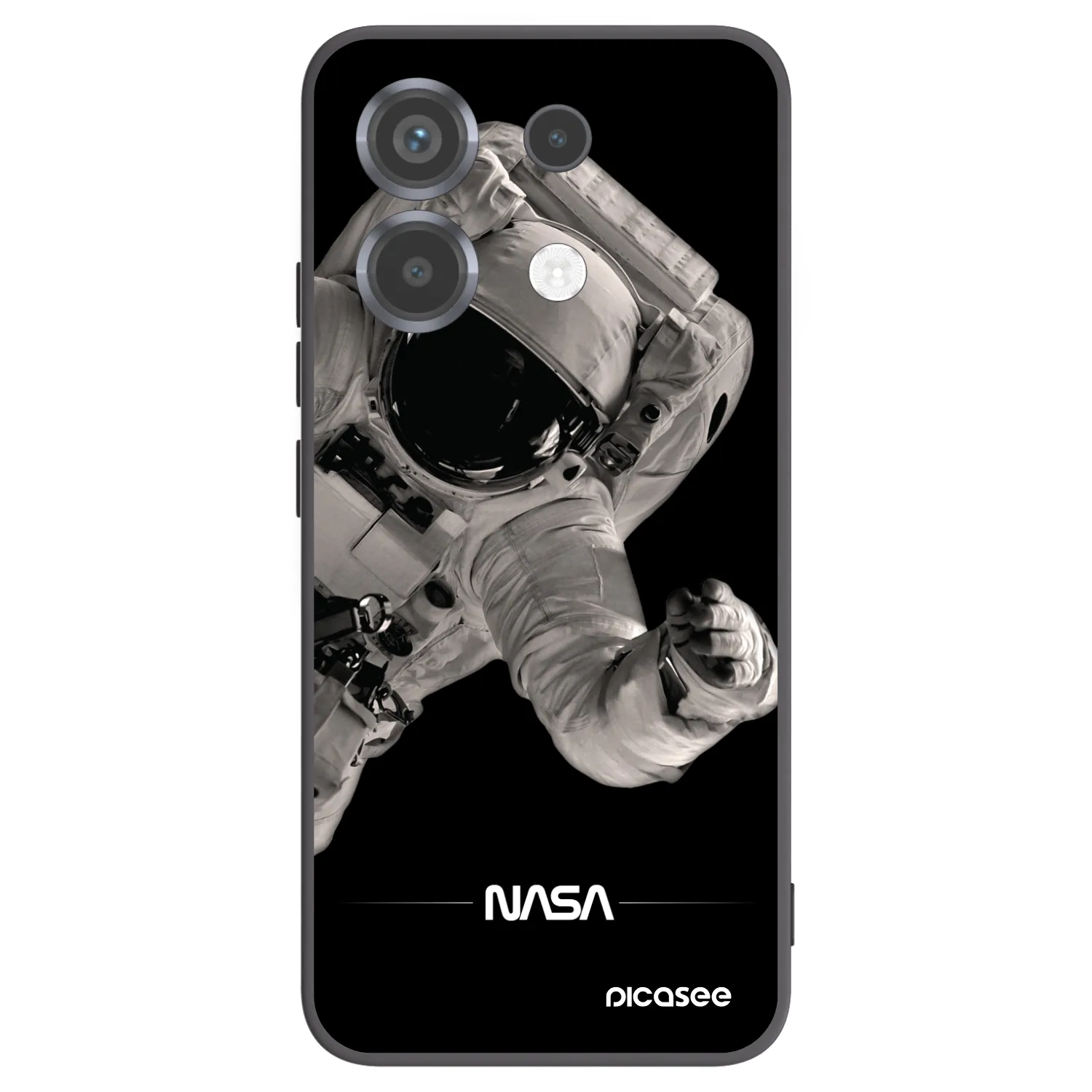 Picasee silikónový čierny obal pre Xiaomi Poco X6 - Astronaut Big