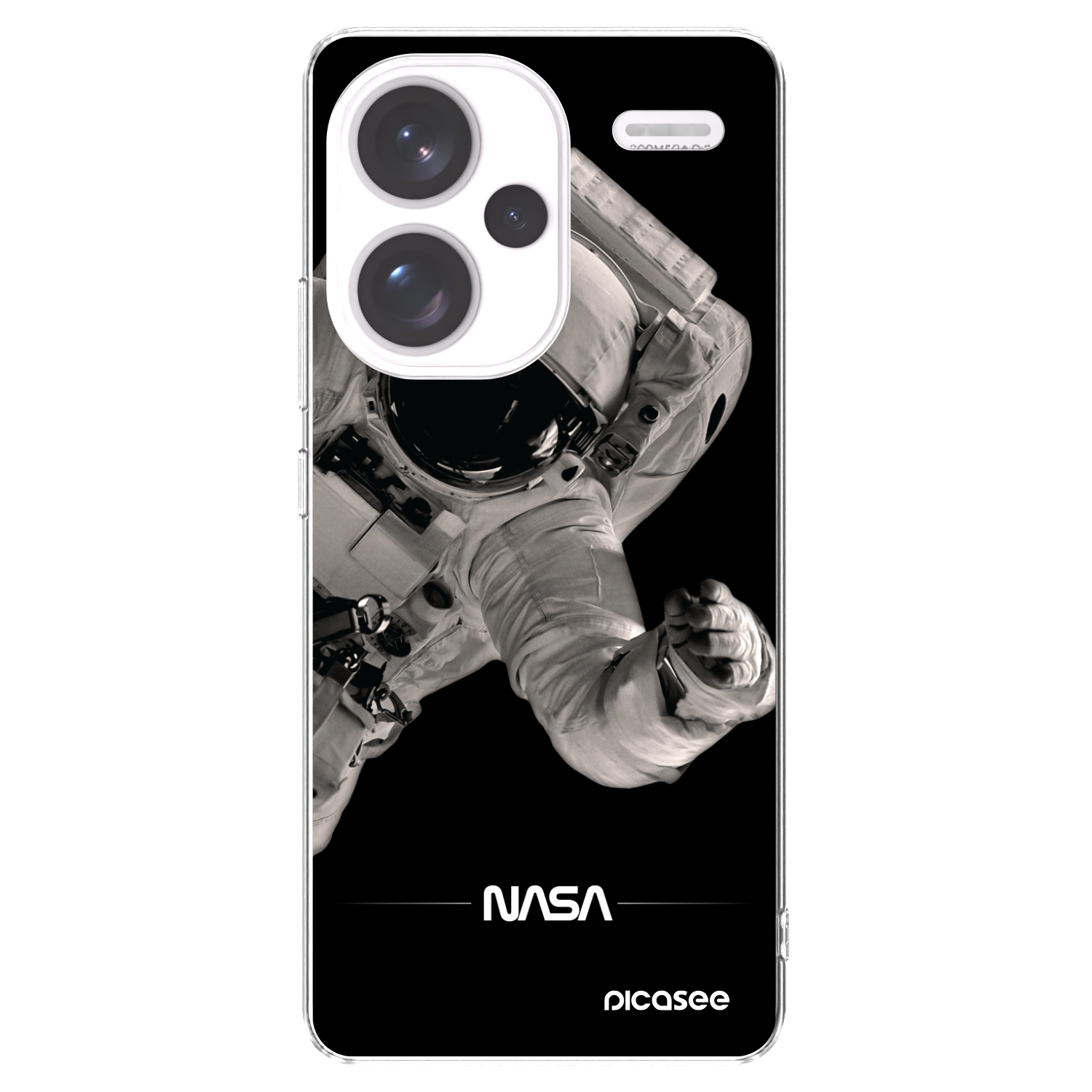 Picasee silikónový prehľadný obal pre Xiaomi Redmi Note 13 Pro+ 5G - Astronaut Big