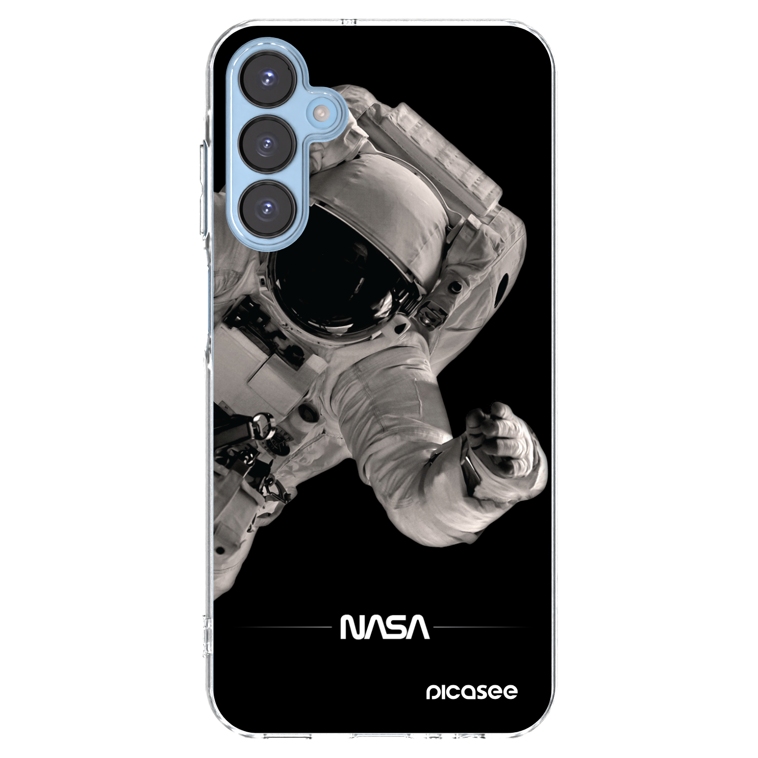 Picasee silikónový prehľadný obal pre Samsung Galaxy A15 A156B 5G - Astronaut Big