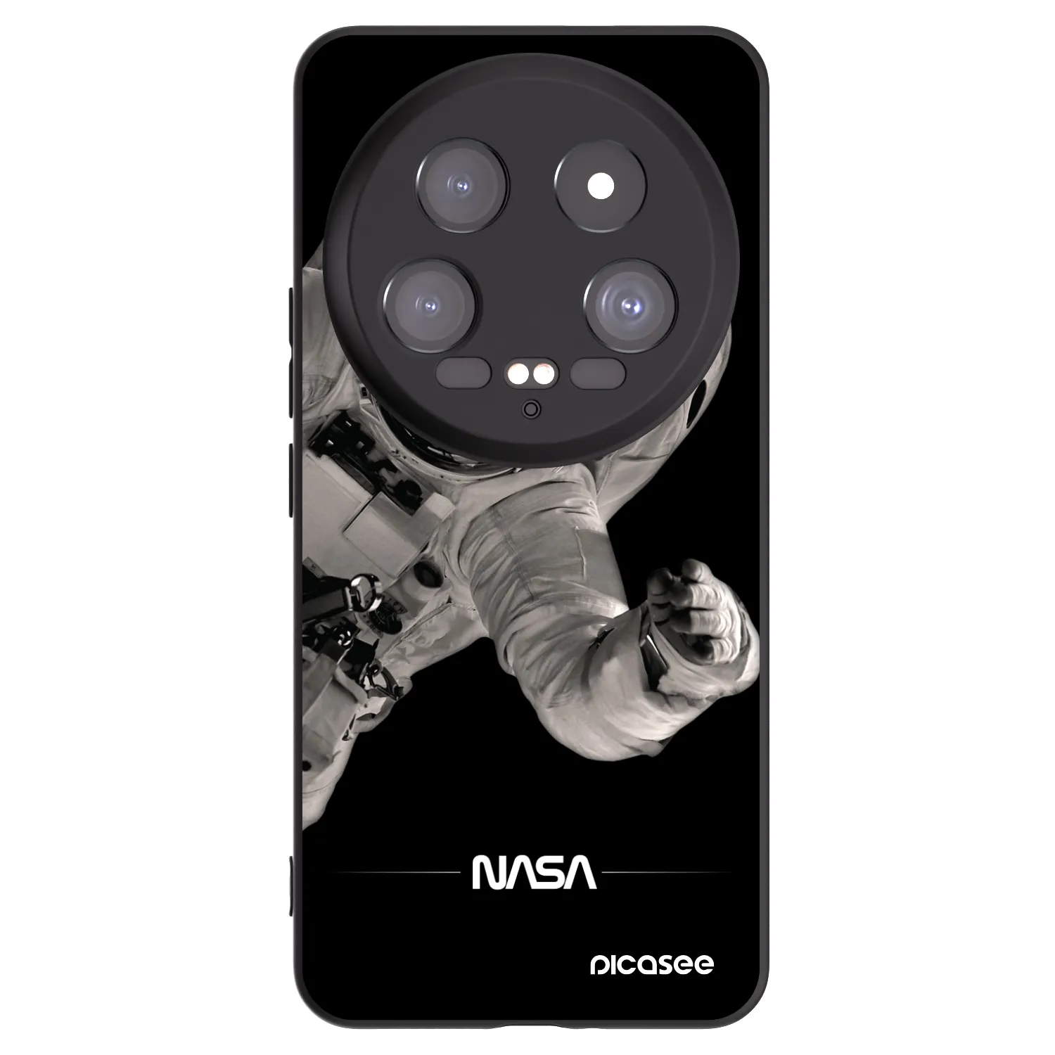 Picasee silikónový čierny obal pre Xiaomi 14 Ultra - Astronaut Big