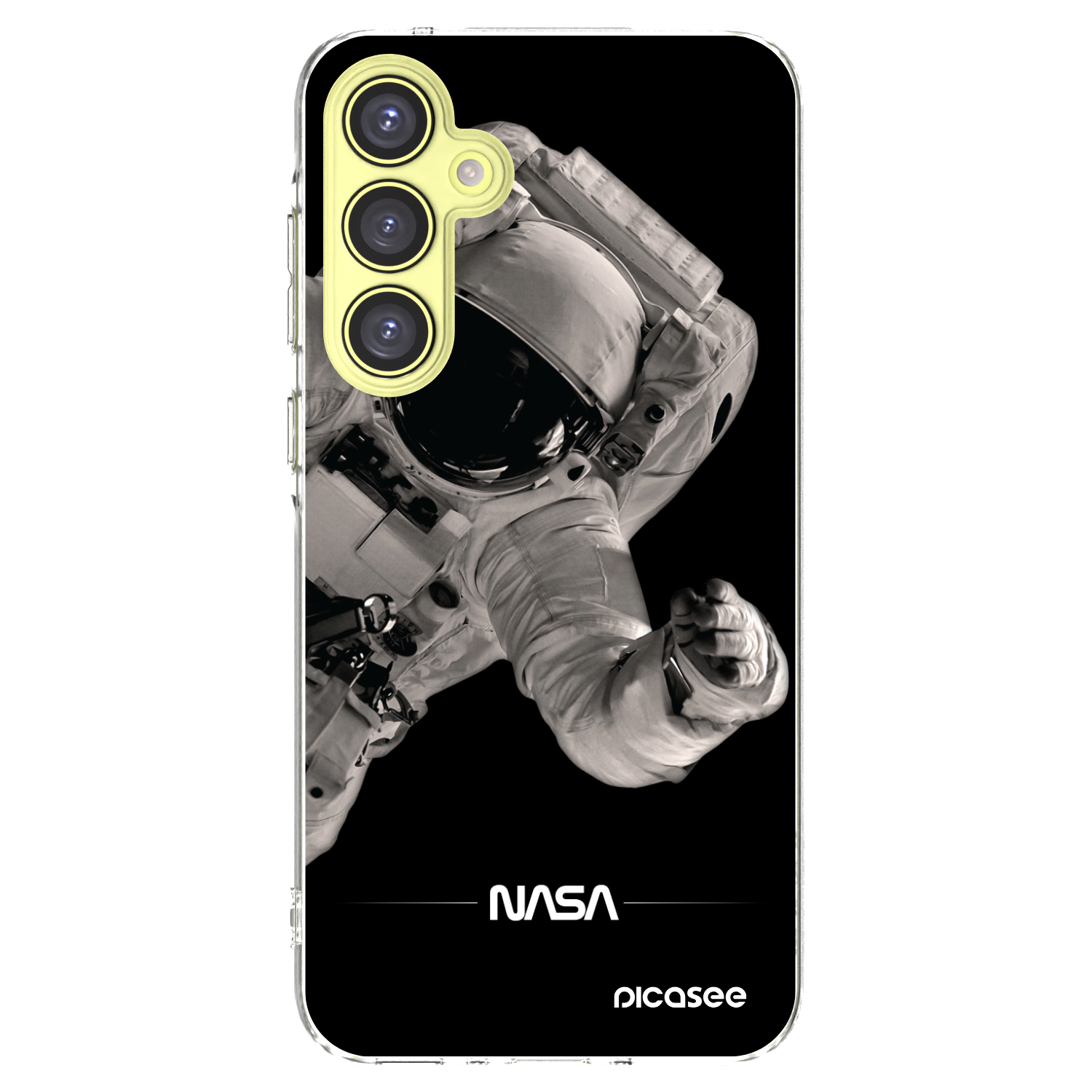 Picasee silikónový prehľadný obal pre Samsung Galaxy A35 5G A356B - Astronaut Big