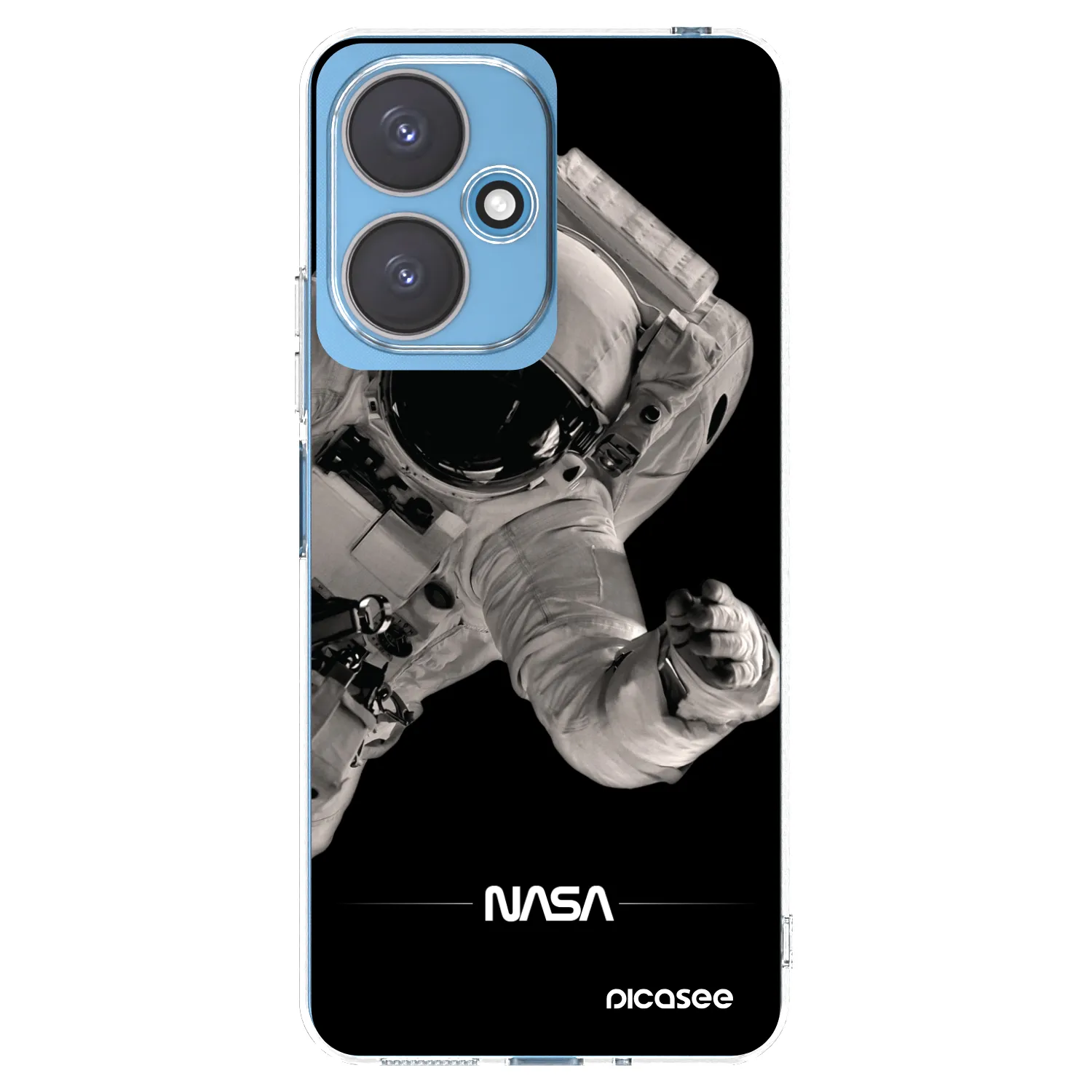 Picasee silikónový prehľadný obal pre Xiaomi Redmi 13C 5G - Astronaut Big