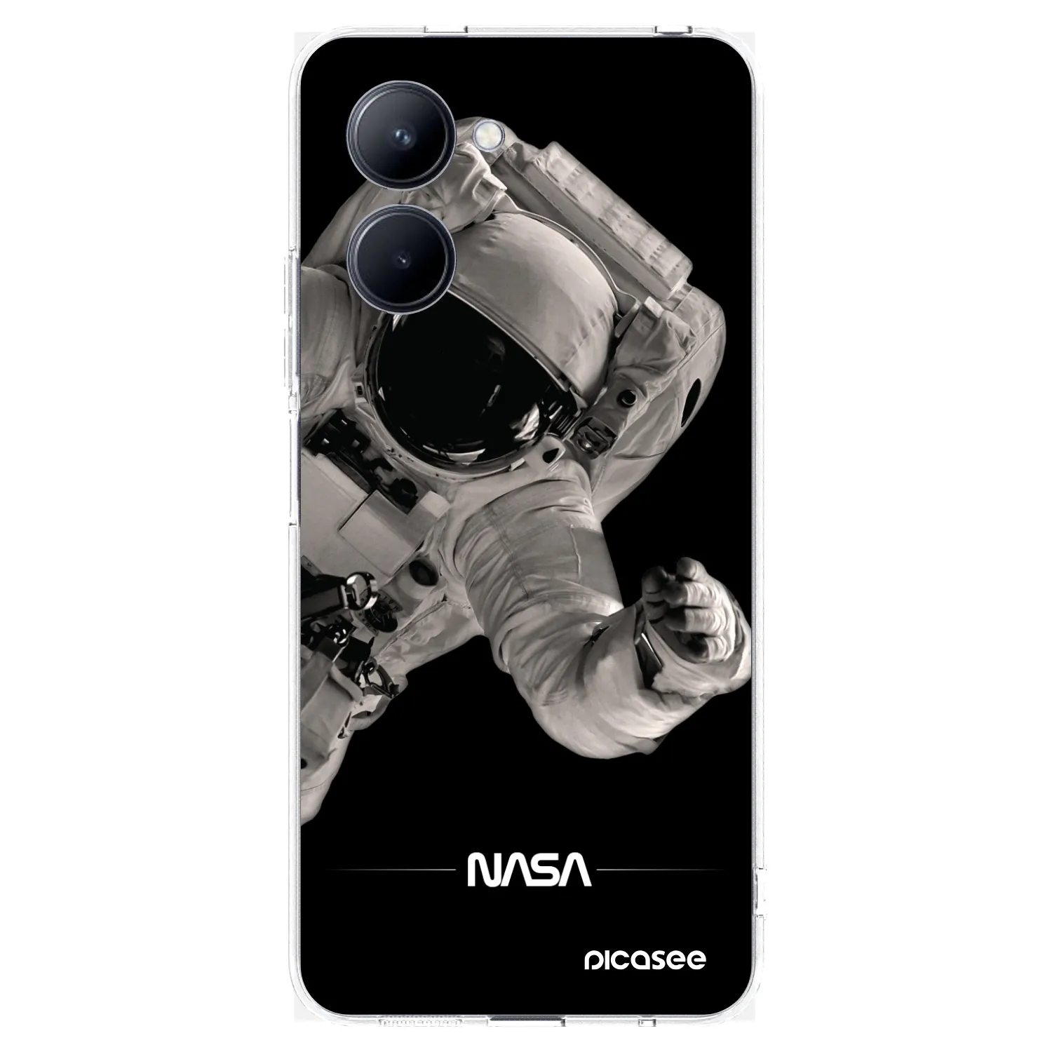 Picasee silikónový prehľadný obal pre Realme C33 (2023) - Astronaut Big