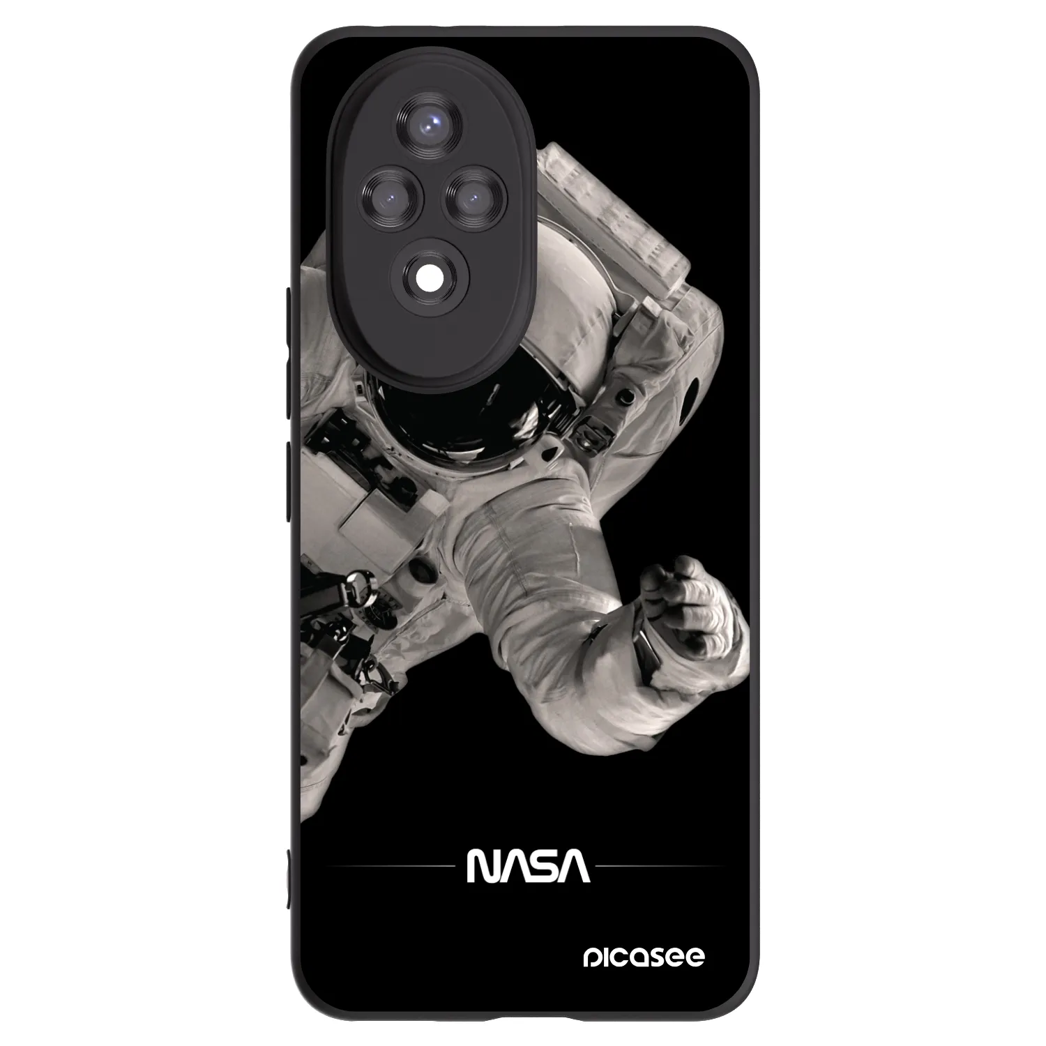 Picasee silikónový čierny obal pre Honor 200 Pro 5G - Astronaut Big