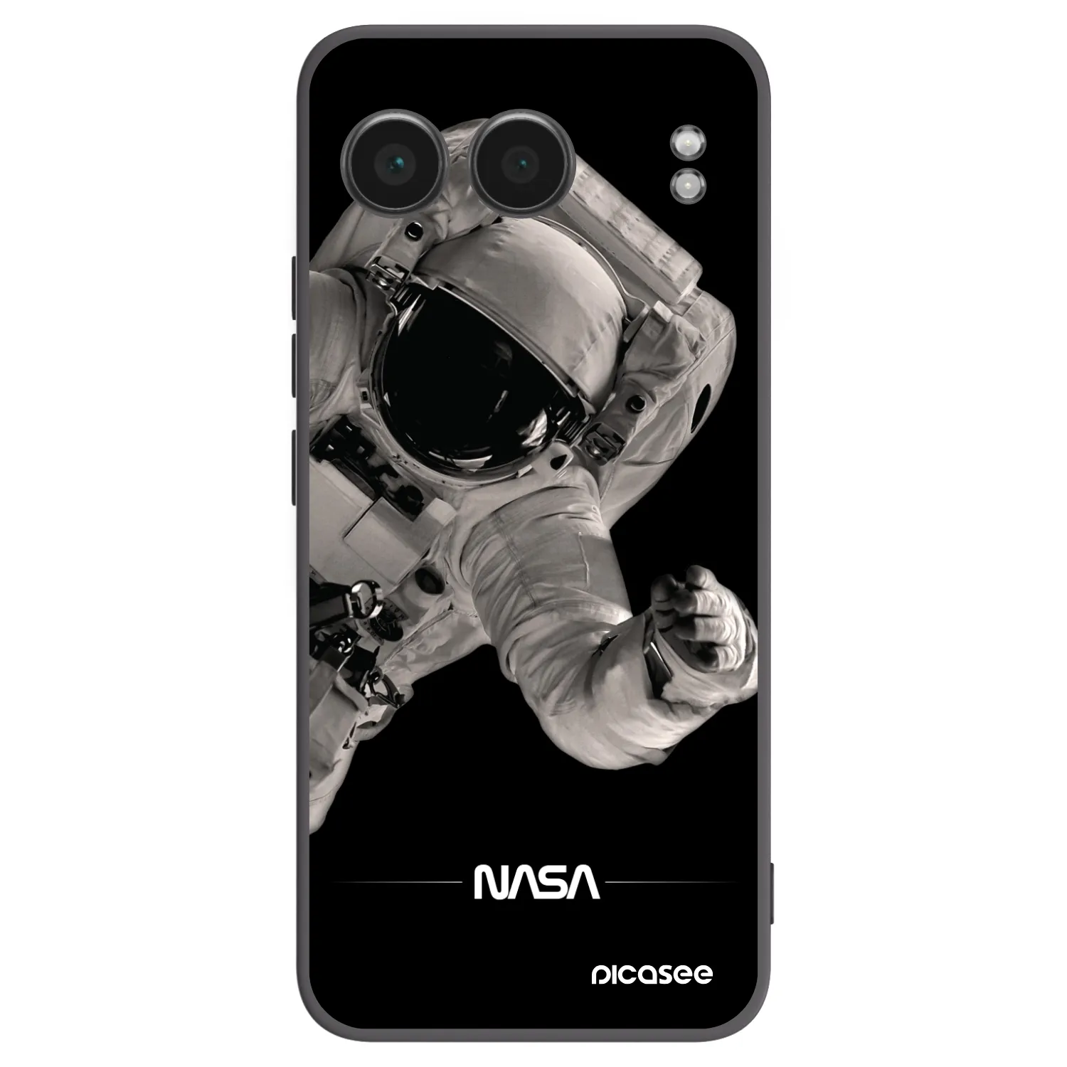 Picasee silikónový čierny obal pre OnePlus Nord 4 - Astronaut Big