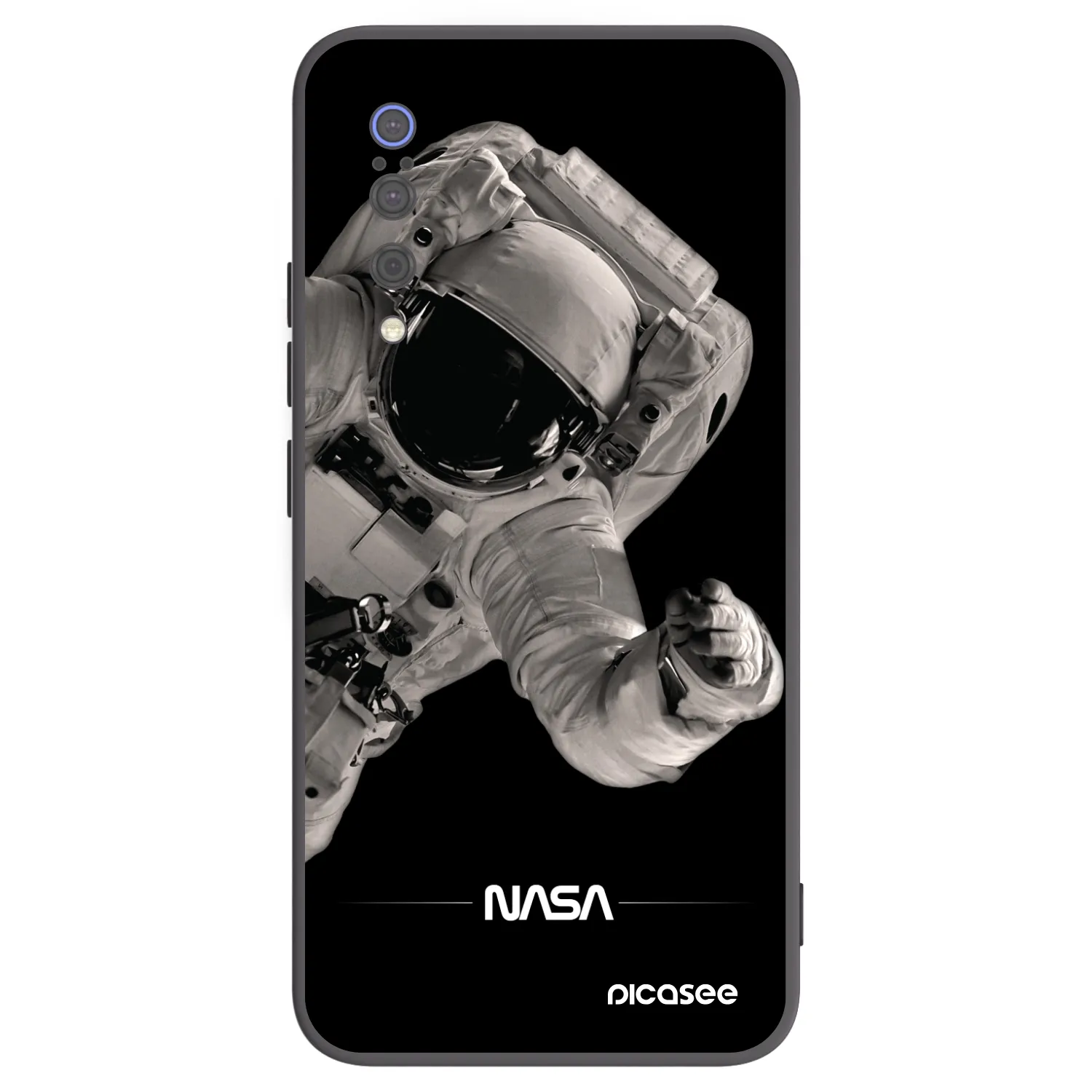 Picasee silikónový čierny obal pre Xiaomi Mi 9 - Astronaut Big