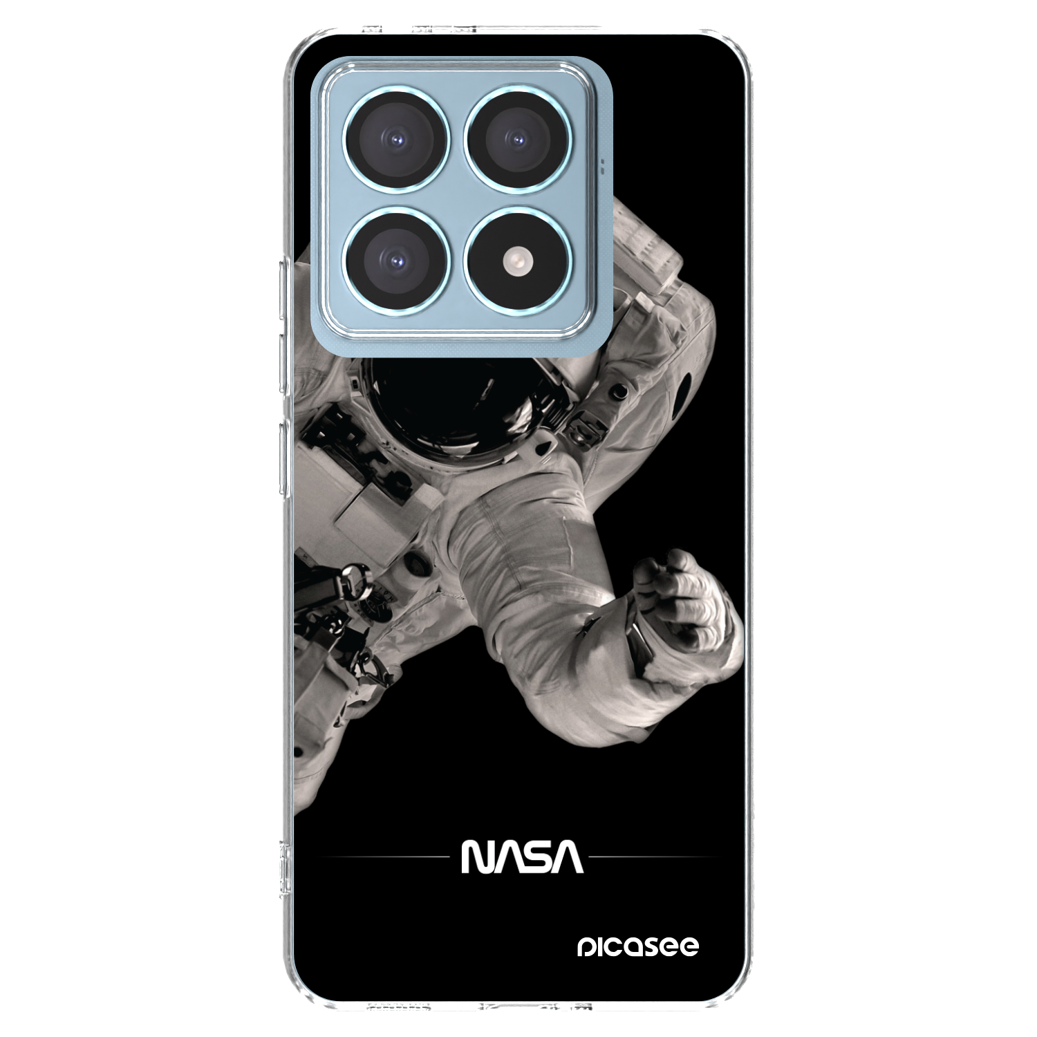 Picasee silikónový prehľadný obal pre Xiaomi 14T Pro - Astronaut Big