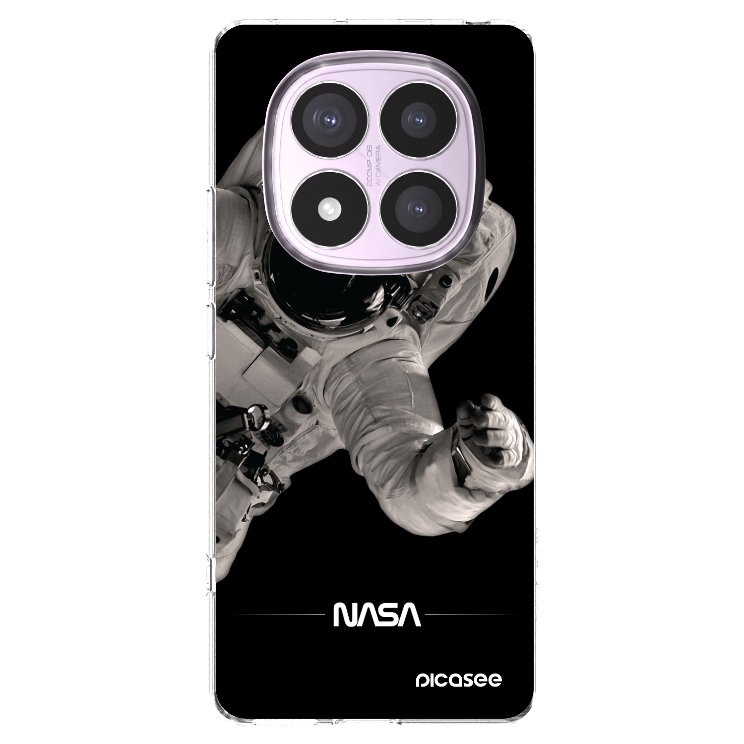 Silikónový prehľadný obal pre Xiaomi Redmi Note 14 Pro 5G - Astronaut Big