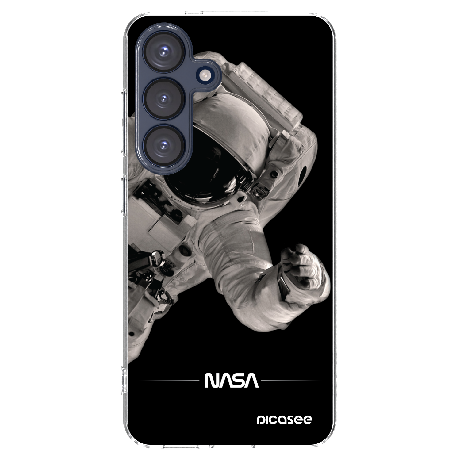 Picasee silikónový prehľadný obal pre Samsung Galaxy S25 5G - Astronaut Big
