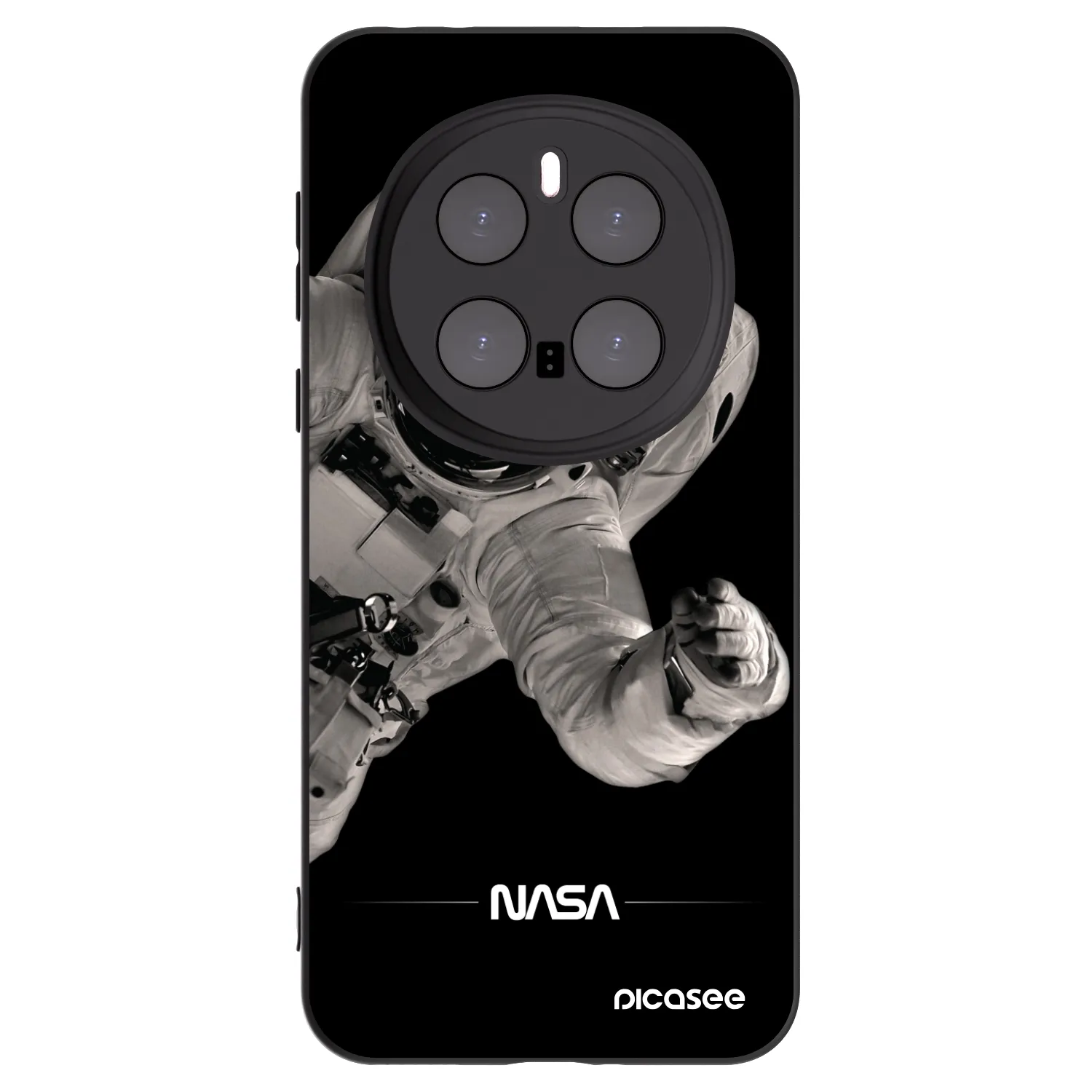 Picasee silikónový čierny obal pre Honor Magic7 Pro 5G - Astronaut Big
