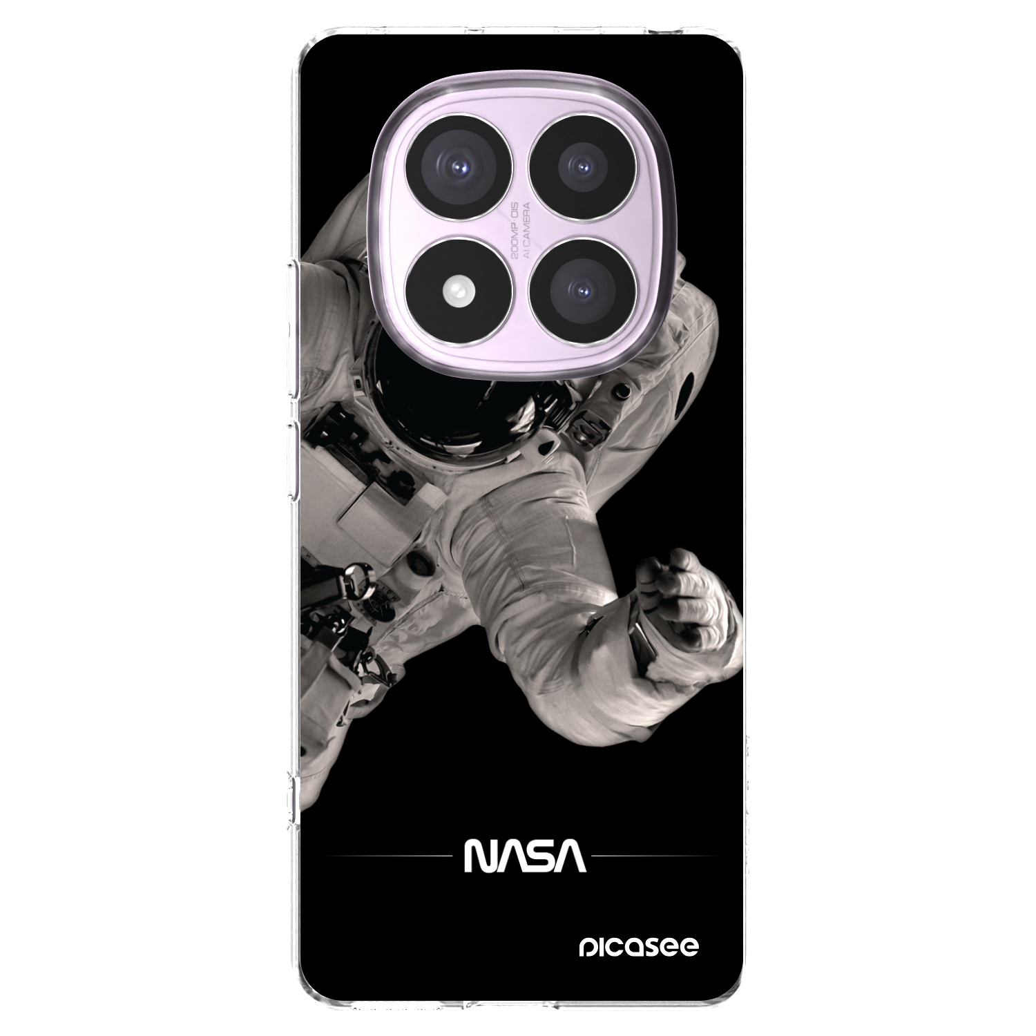 Silikónový prehľadný obal pre Xiaomi Redmi Note 14 Pro 4G - Astronaut Big