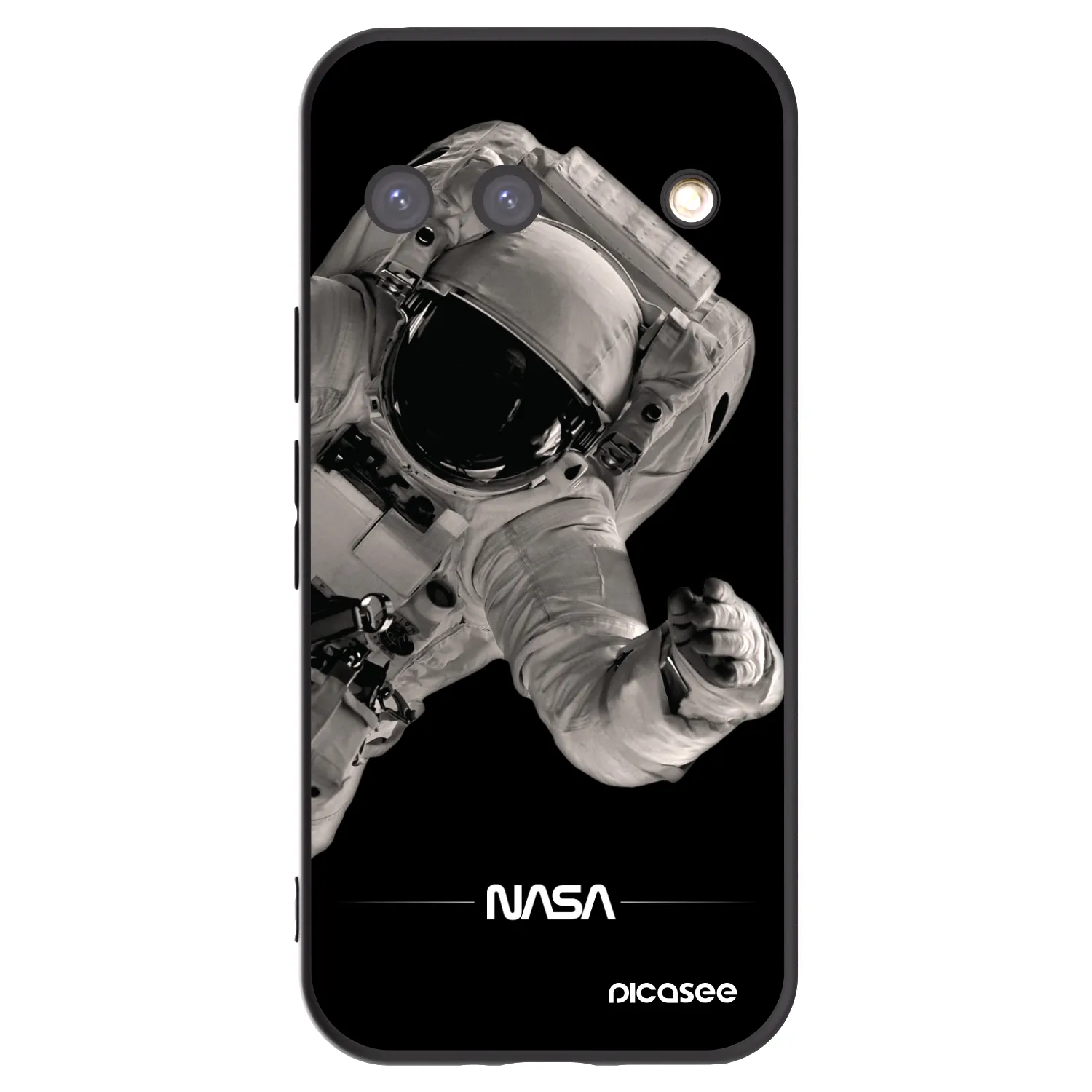 Picasee silikónový čierny obal pre Google Pixel 9 - Astronaut Big