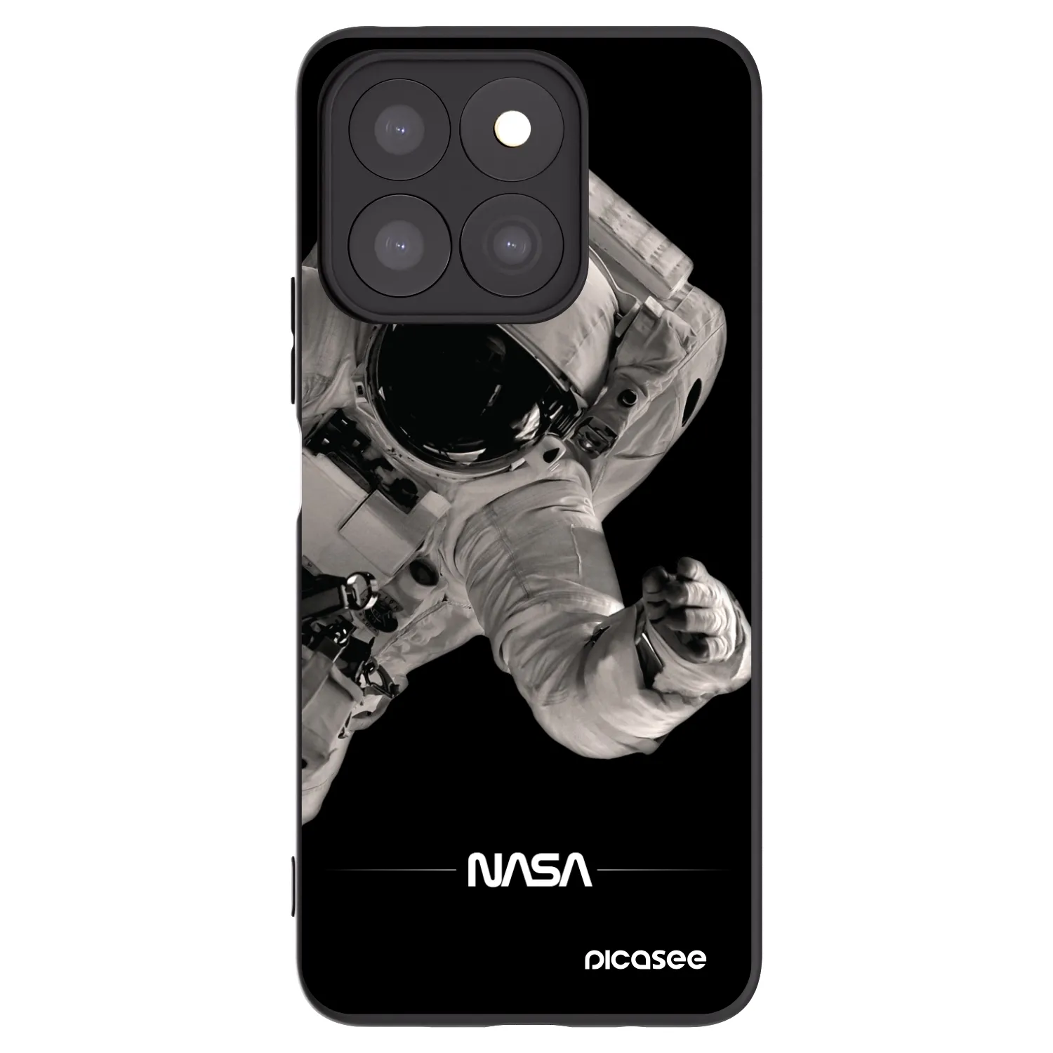 Picasee silikónový čierny obal pre Honor X8c - Astronaut Big