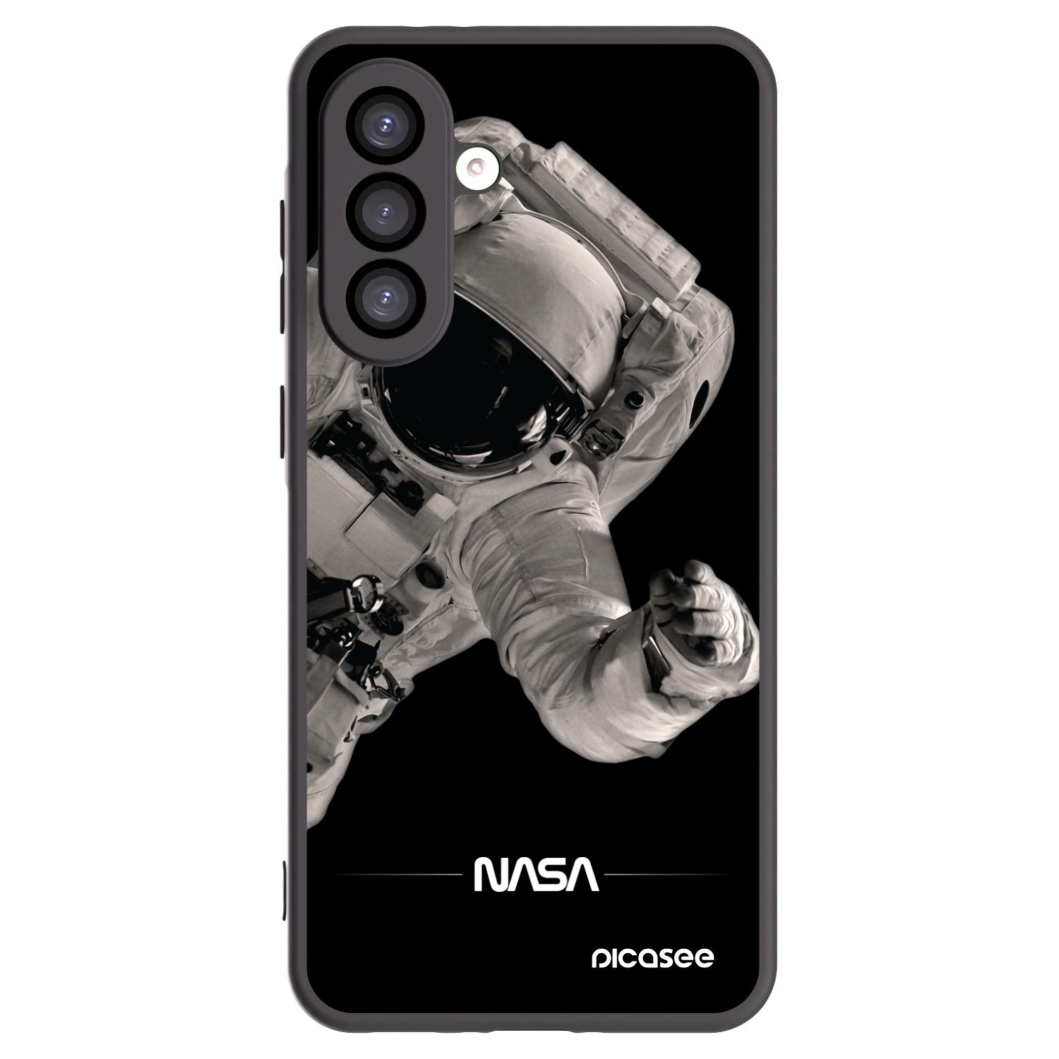 Picasee silikónový čierny obal pre Samsung Galaxy A26 5G A266B - Astronaut Big