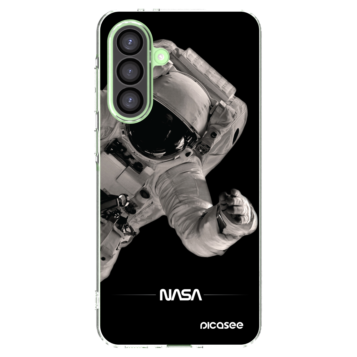 Picasee silikónový prehľadný obal pre Samsung Galaxy A26 5G A266B - Astronaut Big