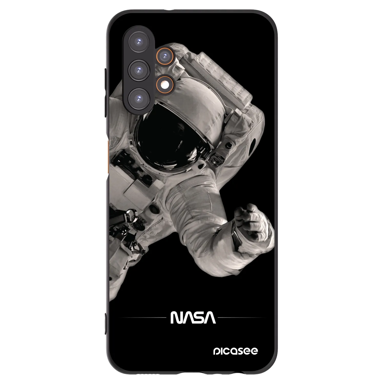Picasee silikónový čierny obal pre Samsung Galaxy A13 5G - Astronaut Big