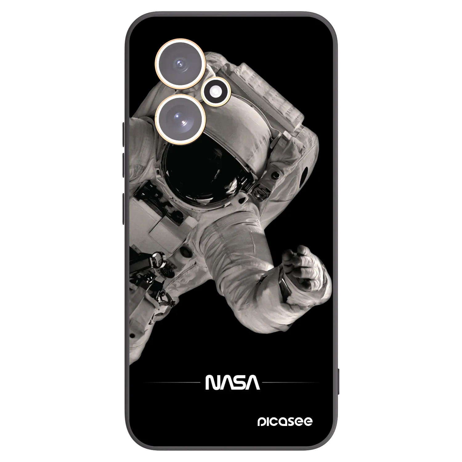 Picasee silikónový čierny obal pre Honor 400 5G - Astronaut Big