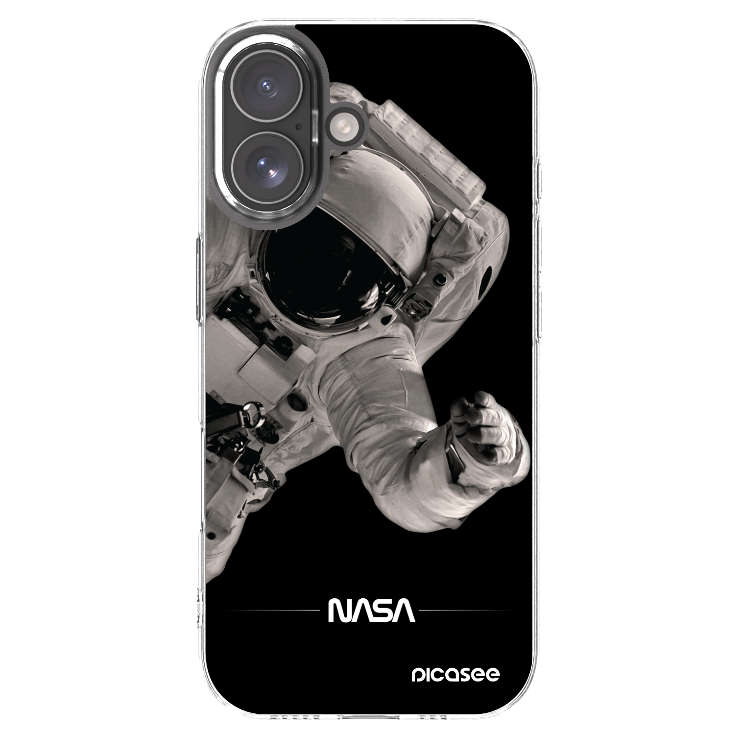 Picasee silikónový prehľadný obal pre Apple iPhone 17 - Astronaut Big