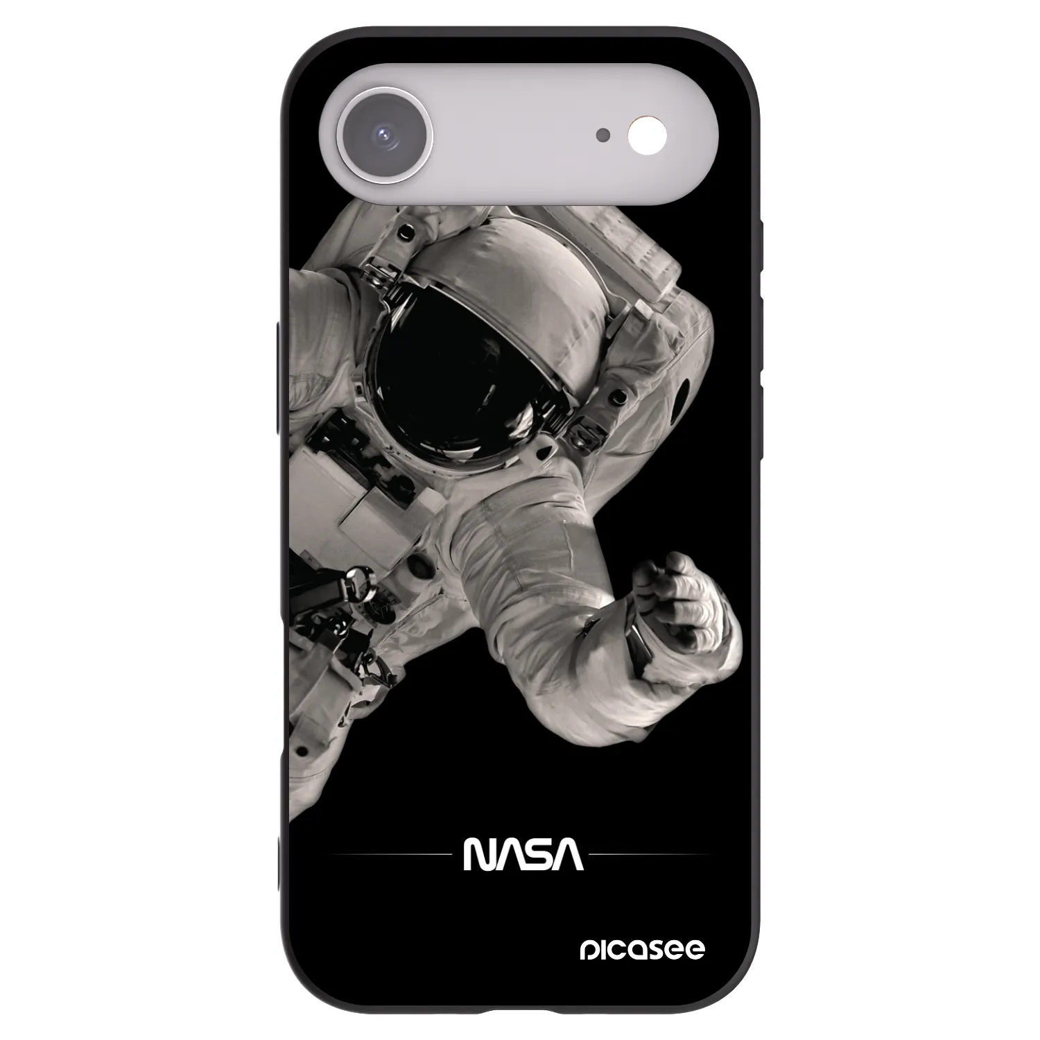 Picasee silikónový čierny obal pre Apple iPhone Air - Astronaut Big