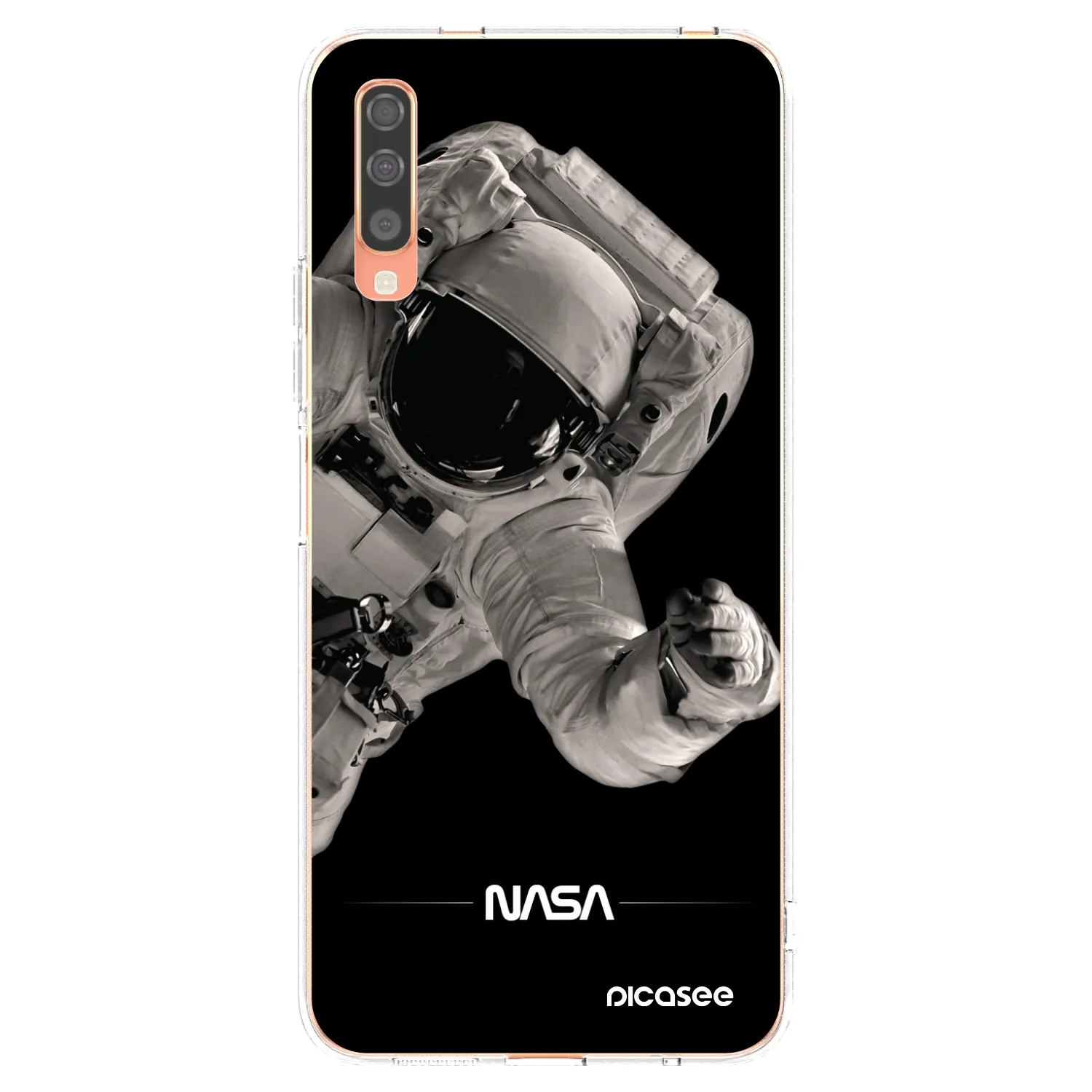 Silikónový prehľadný obal pre Samsung Galaxy A70 A705F - Astronaut Big