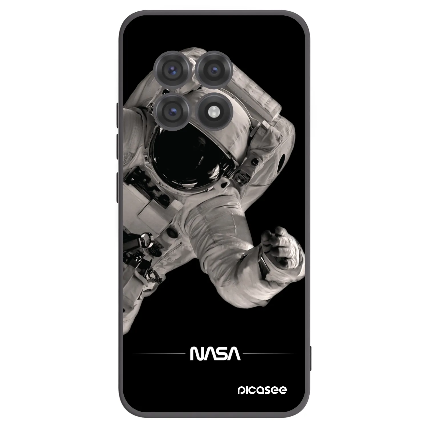 Picasee silikónový čierny obal pre OnePlus 13R 5G - Astronaut Big