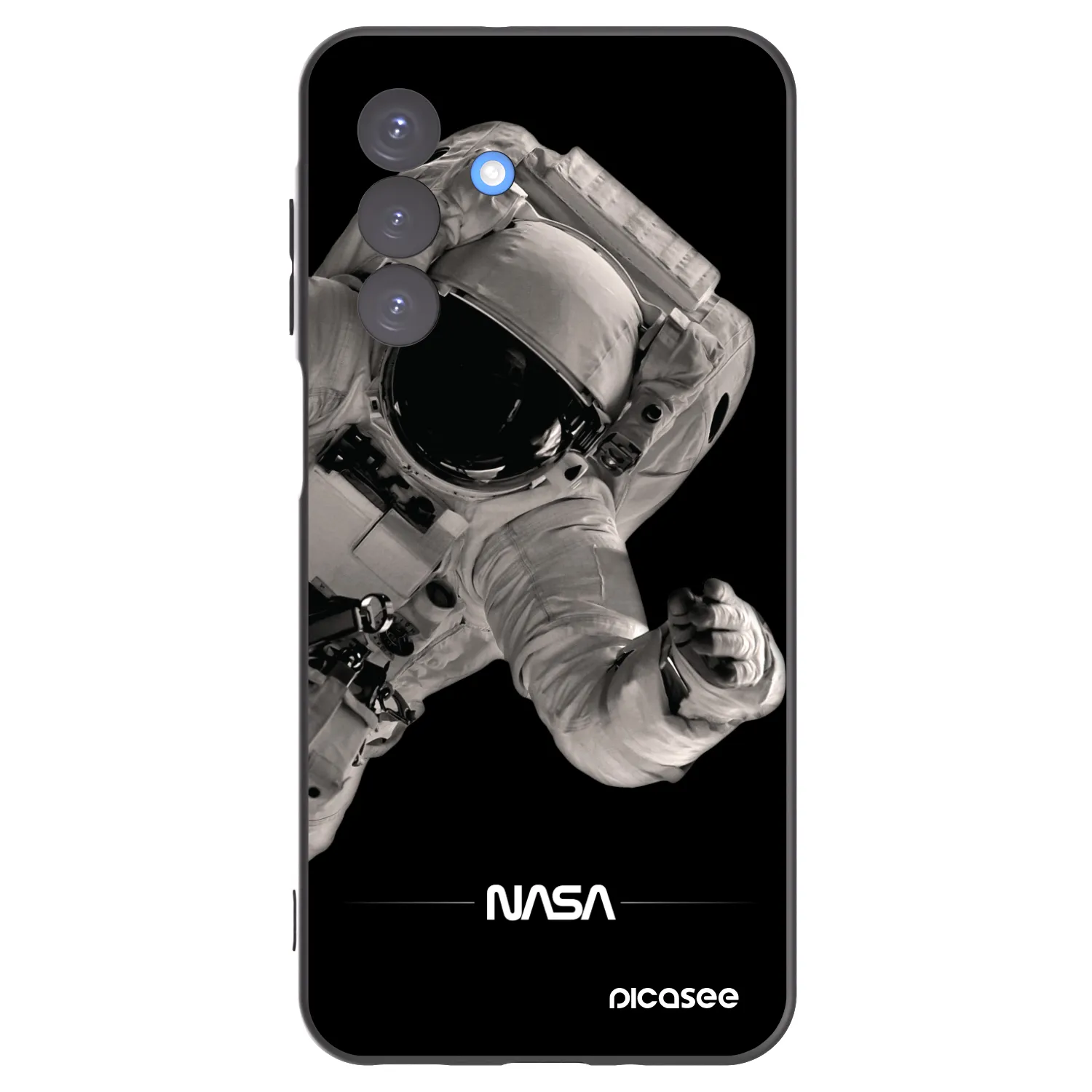 Picasee silikónový čierny obal pre Samsung Galaxy A17 5G - Astronaut Big