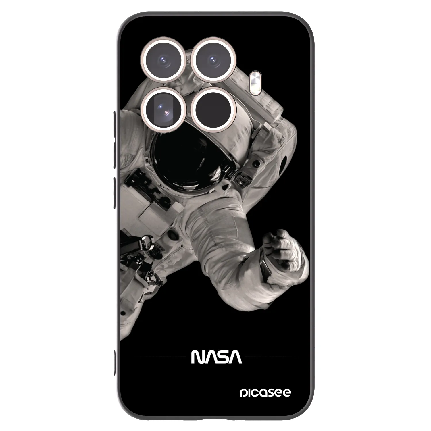 Picasee silikónový čierny obal pre Xiaomi 15T Pro - Astronaut Big